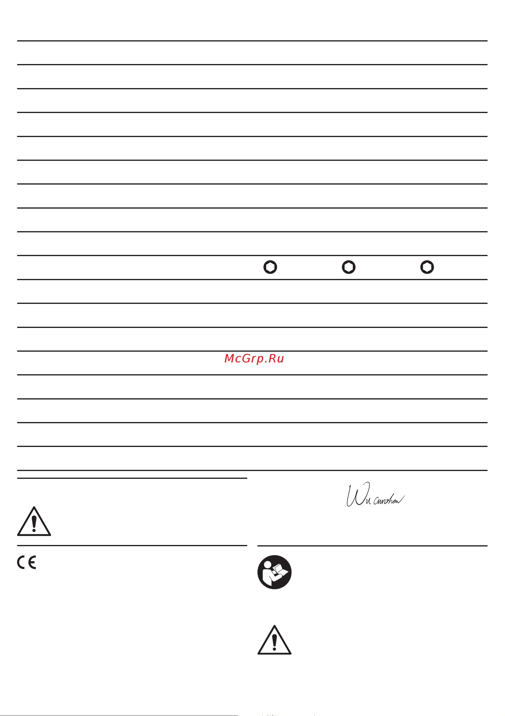 Crown CT22024 MC [9/140] Allgemeine sicherheitsvorschriften