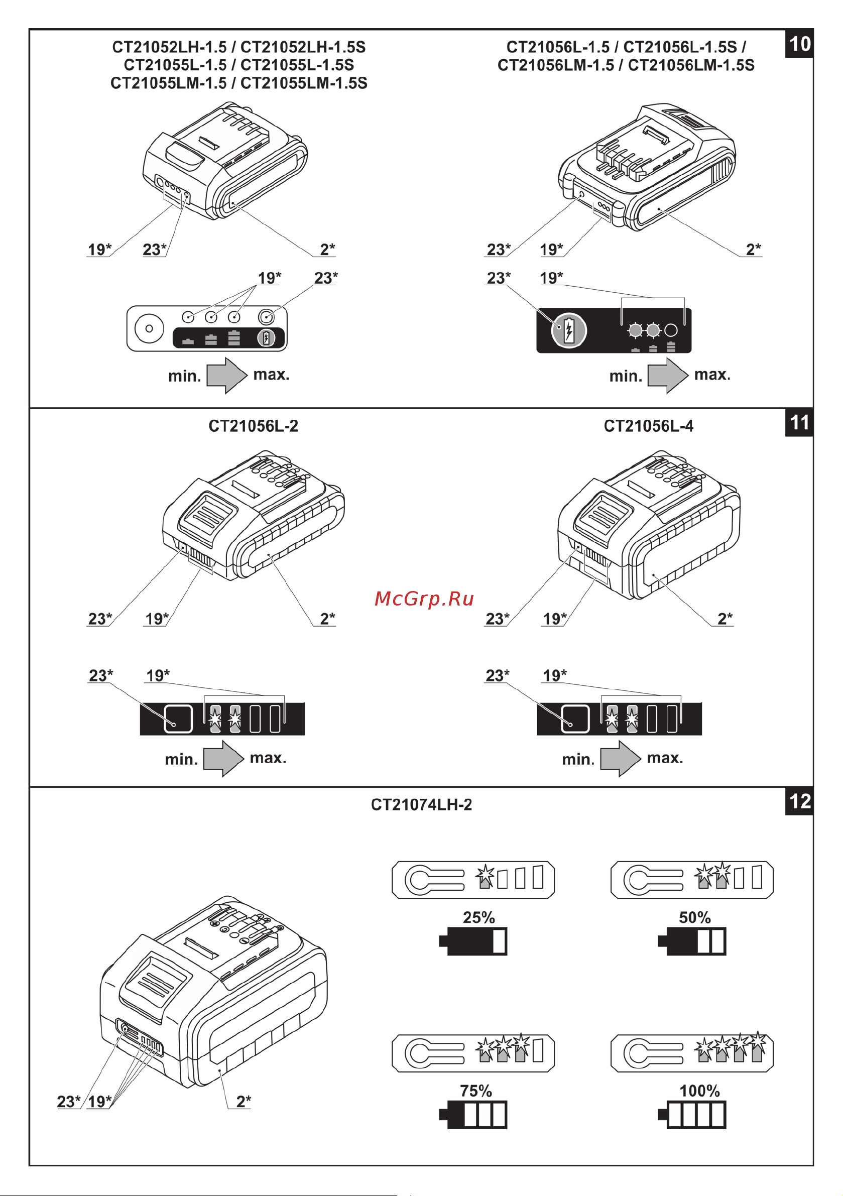 Crown CT21056L-1.5 BMC Руководство по эксплуатации онлайн [11/192] 796632