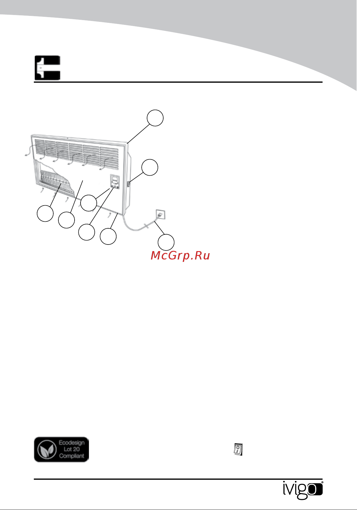 iVigo EPK4570E10 White [9/20] Цифровой панельный конвектор