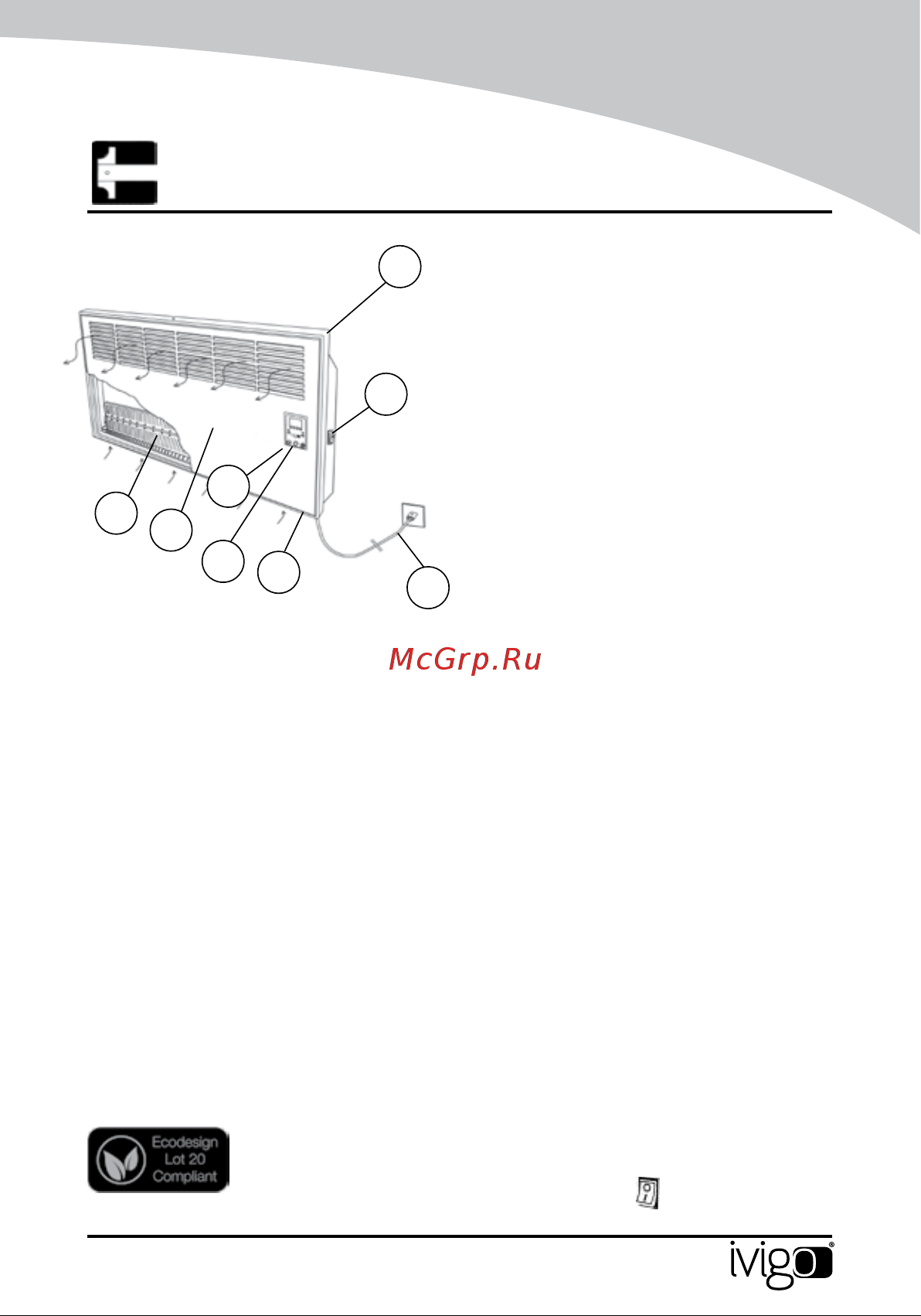 iVigo EPK4550E05 8375 [13/328] Digital panel convector