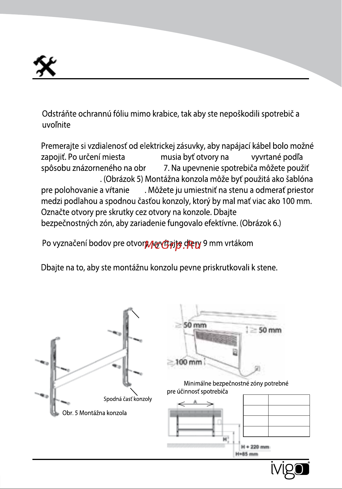 iVigo EPK4550E05 8375 [219/328] Návod na montá