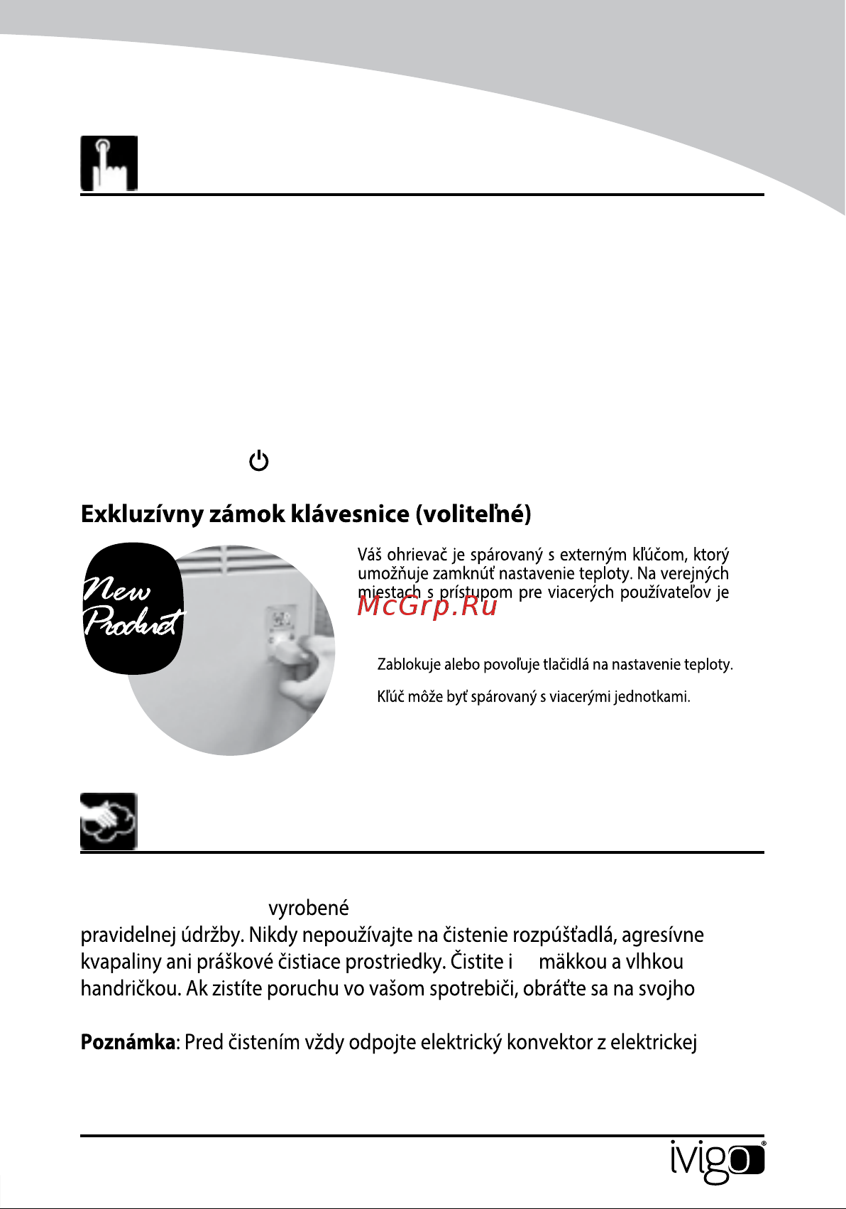 iVigo EPK4570E10 дерево 14367 [225/328] Čistenie a údržba