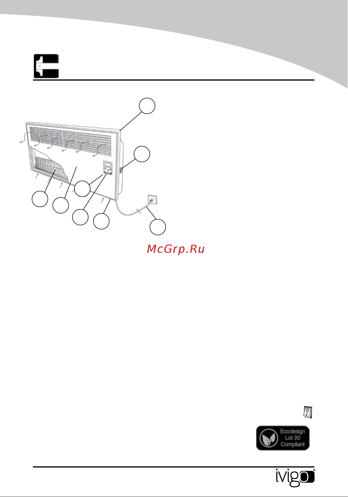 iVigo EPK4590E20 Дерево 8381 [95/328] Convecteurs panneau numériques controlé