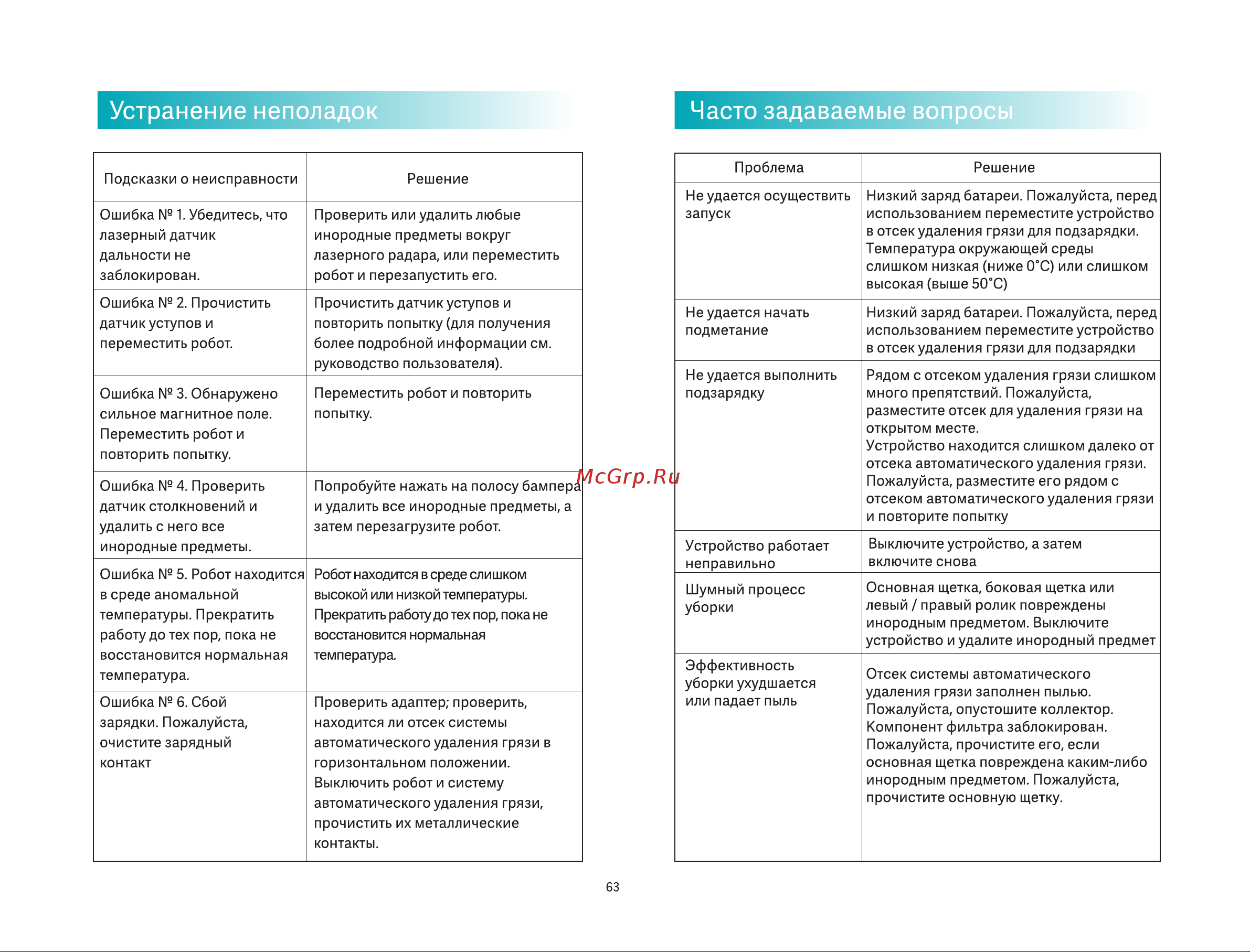 Viomi Alpha 2 Pro (V-RVCLMD40B) Руководство по эксплуатации онлайн [15/48] 796800