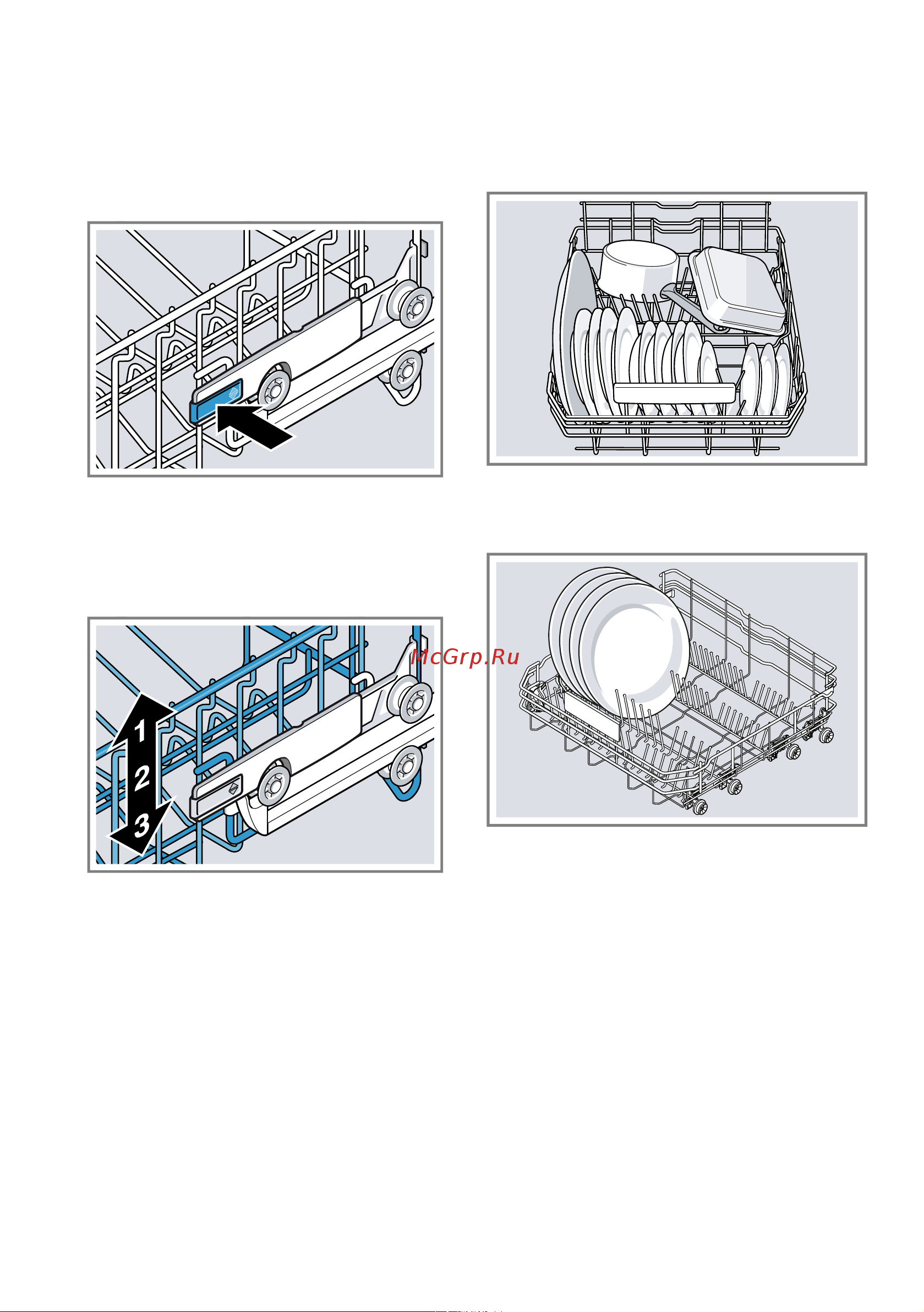 Bosch Serie 2 Hygiene Dry SRS2HMW1FR [23/64] Hижняя кopзина для посуды