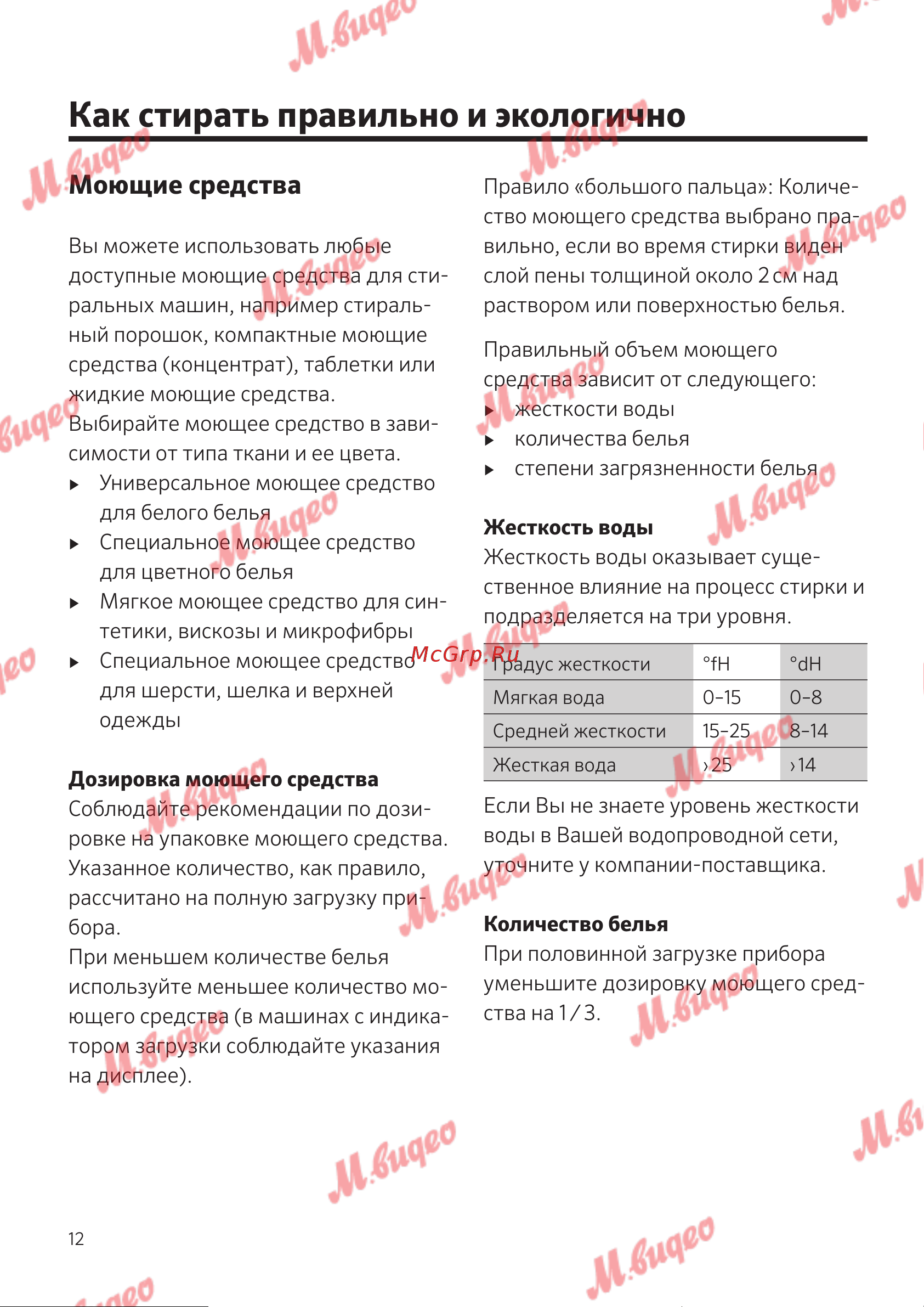 Schulthess Spirit 520 white [12/68] Моющие средства