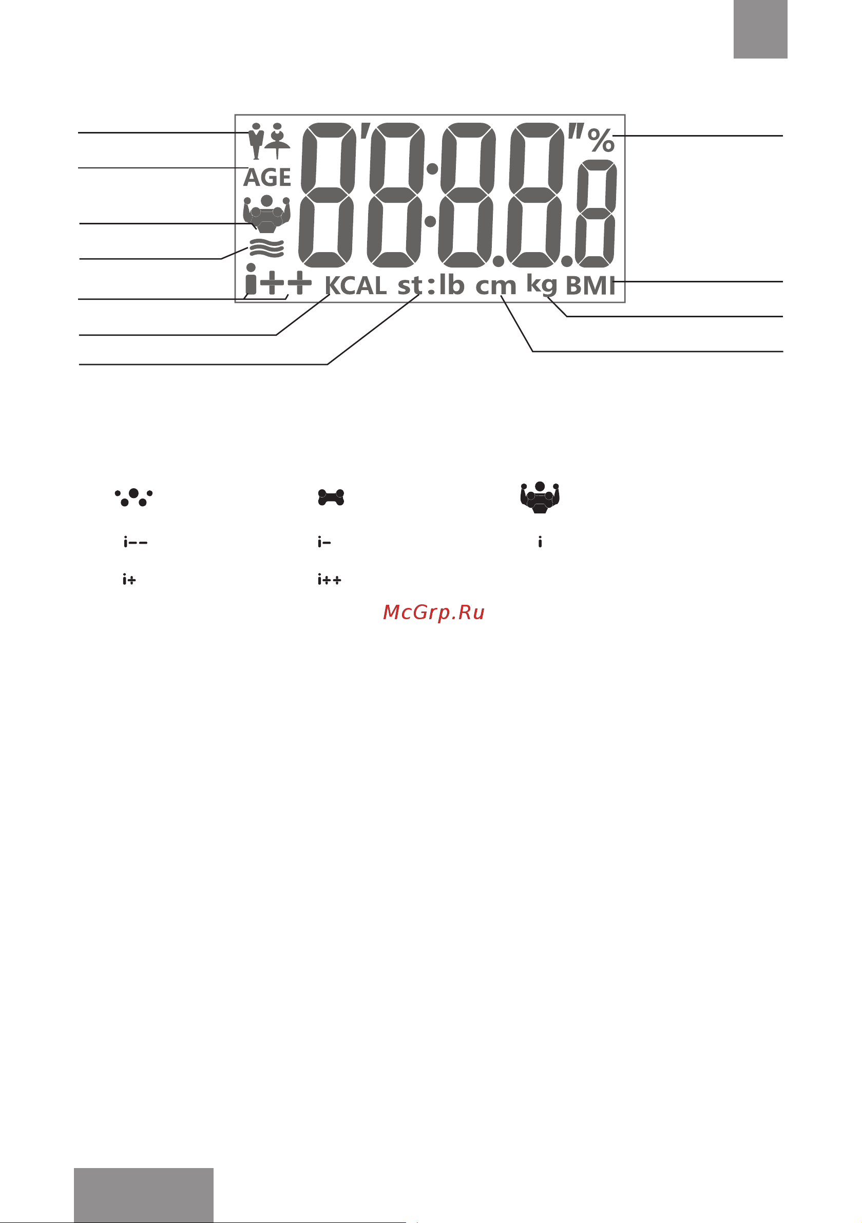 Galaxy LINE черные 7080148542 [24/33] Ағза параметрлерін анықтаумен өлшеу