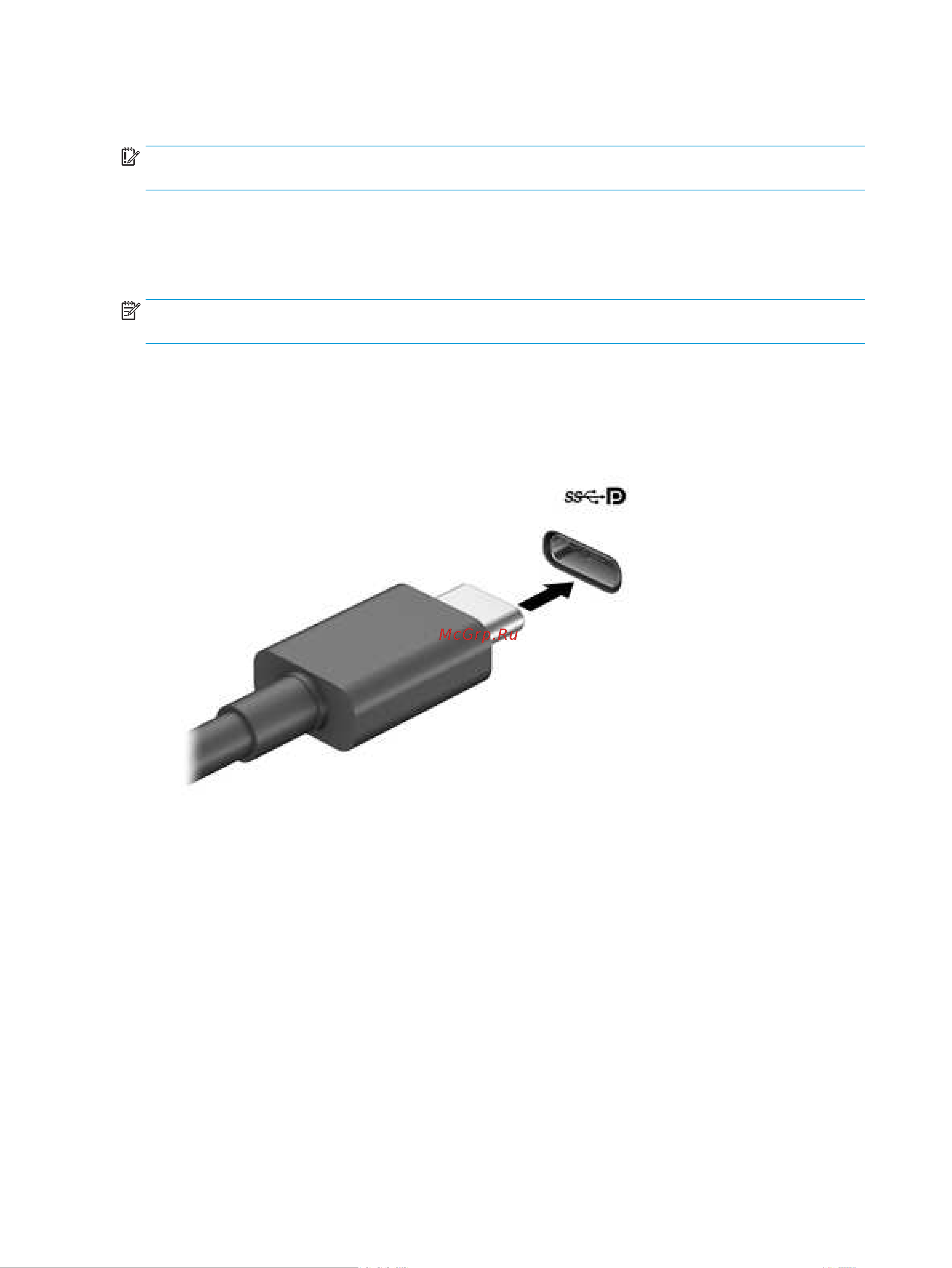 HP Pavilion 15-eh1035ur 4L5P8EA [36/80] Подключение устройства displayport с использованием кабеля usb type c только на некоторых моделях