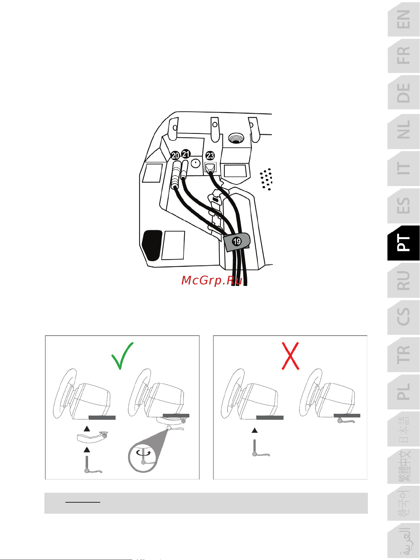 Thrustmaster T128 [164/567] Fixar o volante