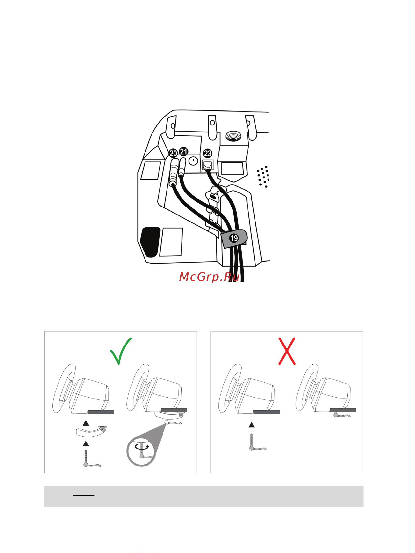 Thrustmaster T128 [190/567] Fixação do volante