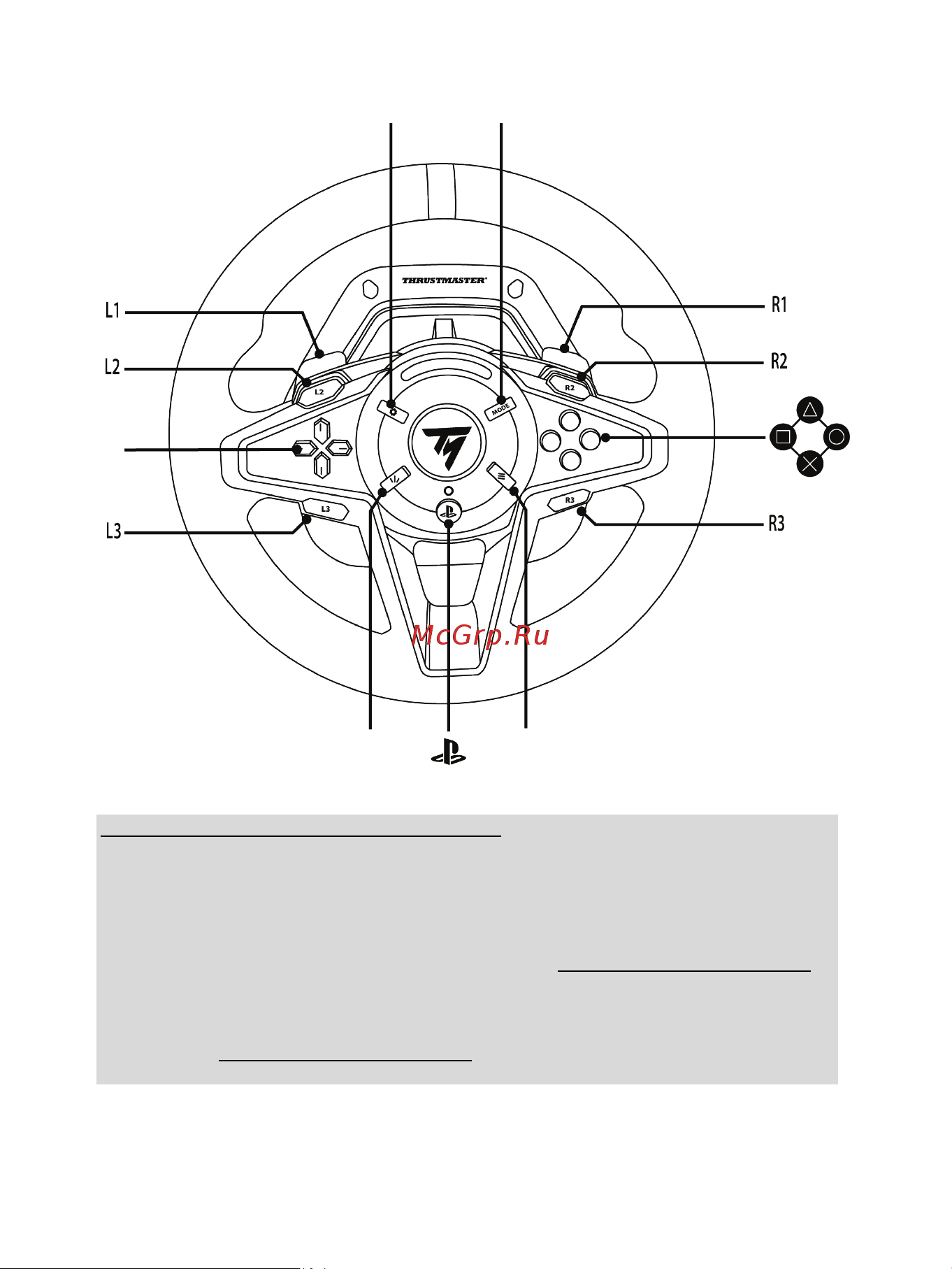 Thrustmaster T128 [39/567] Mapping pour consoles playstation 4 ou consoles playstation 5