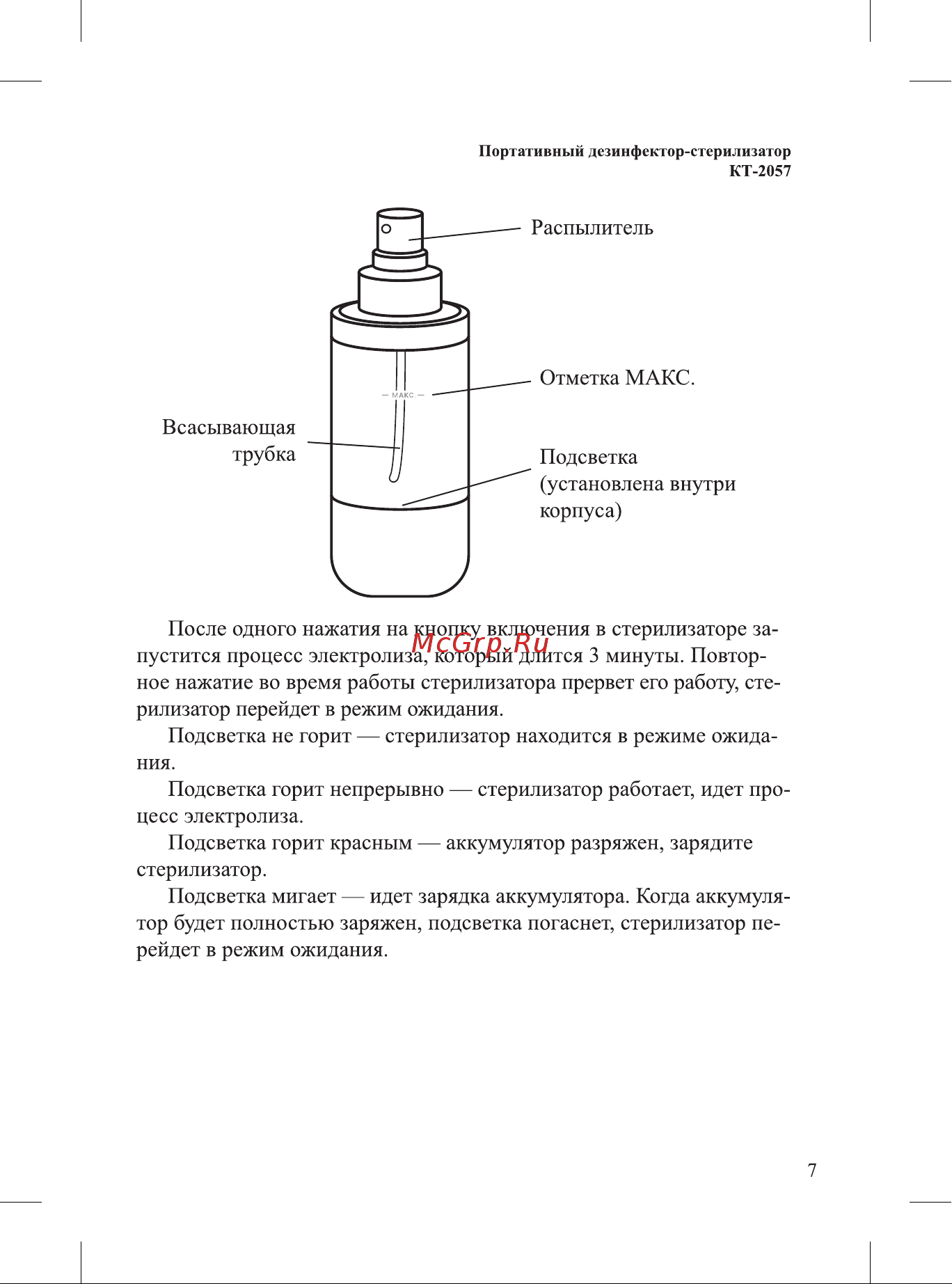 Kitfort КТ-2057-3 Руководство по эксплуатации онлайн [7/20] 797171