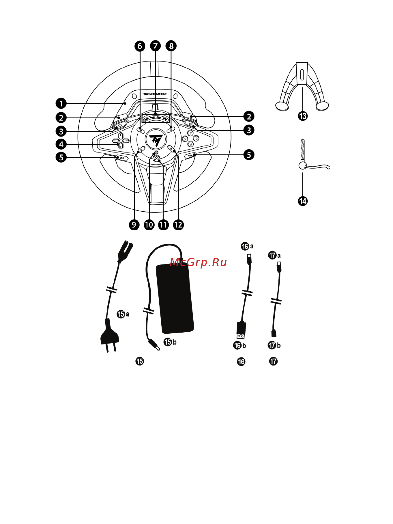 Thrustmaster T128, Xbox [195/523] Технические характеристики