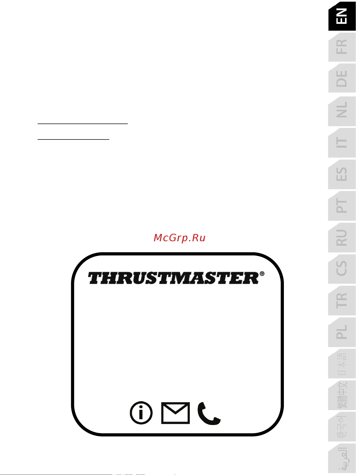 Thrustmaster T128, Xbox [24/523] Technical support