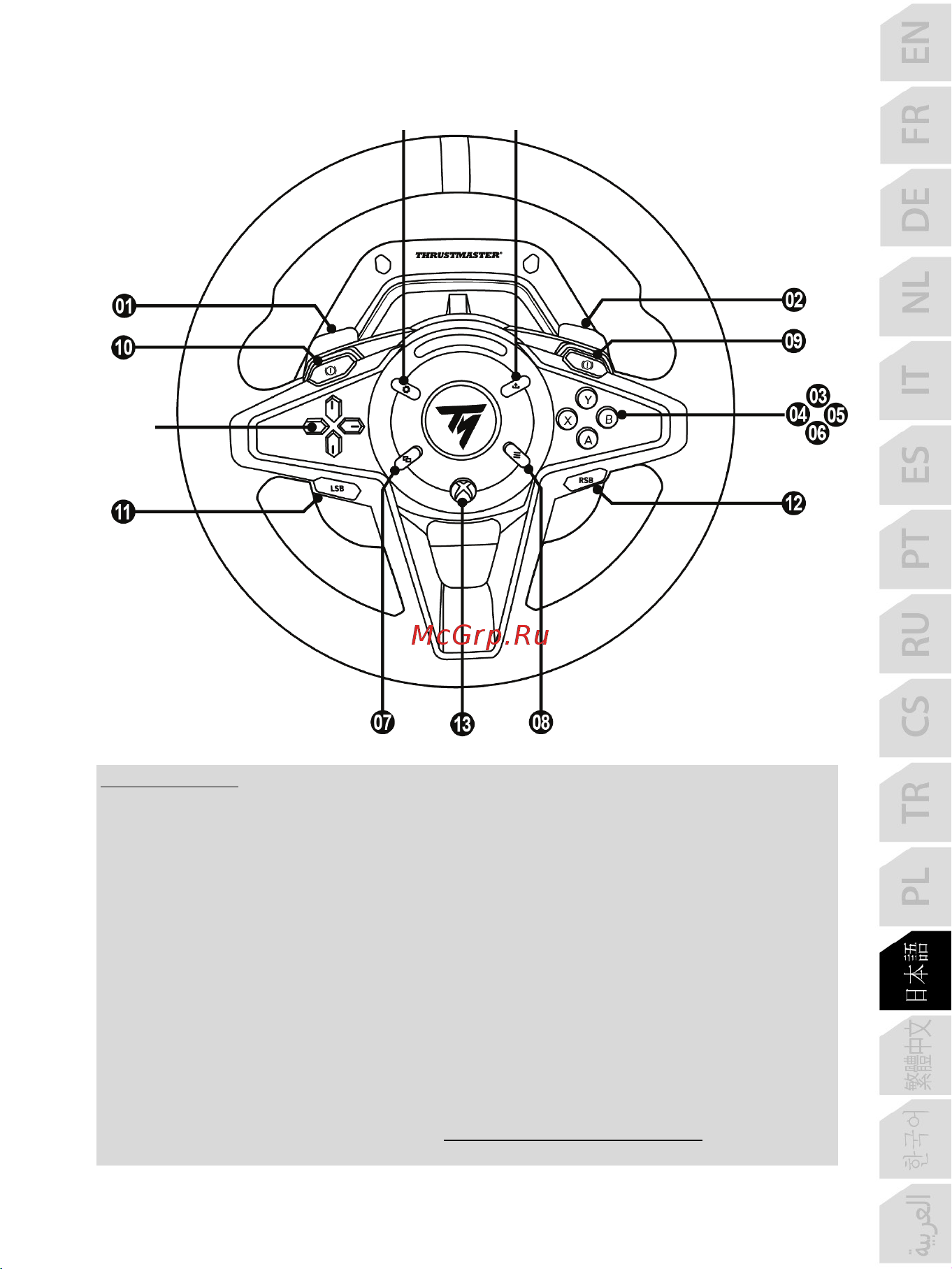 Thrustmaster T128, Xbox [304/523] Pc 用マッピング
