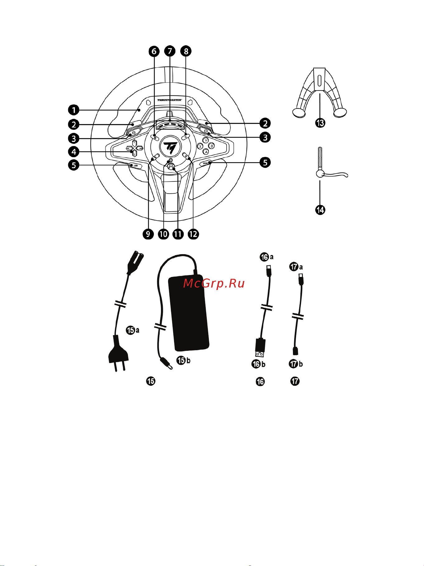 Thrustmaster T128, Xbox [315/523] 技术特性