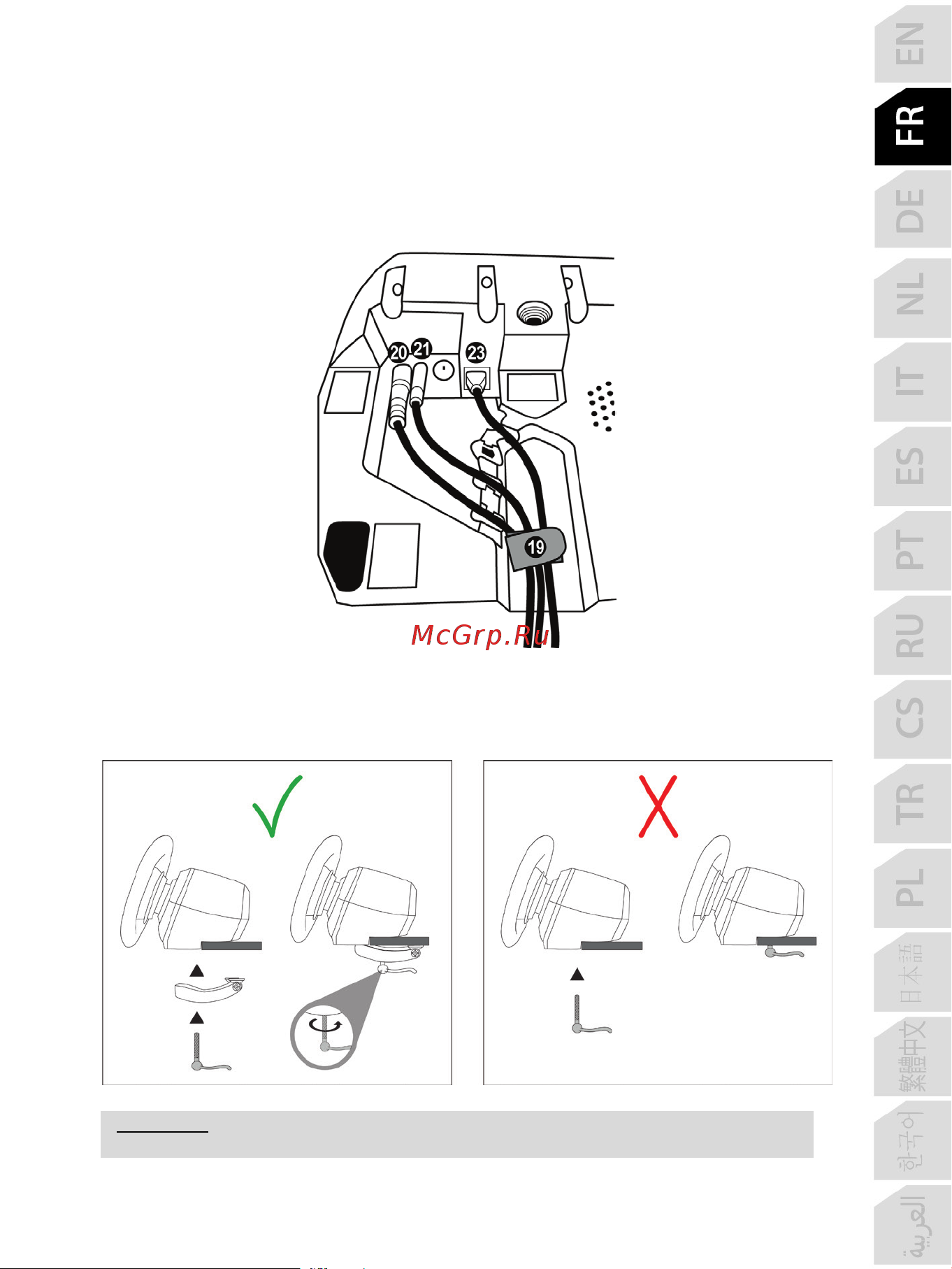 Thrustmaster T128, Xbox [32/523] Fixation du volant