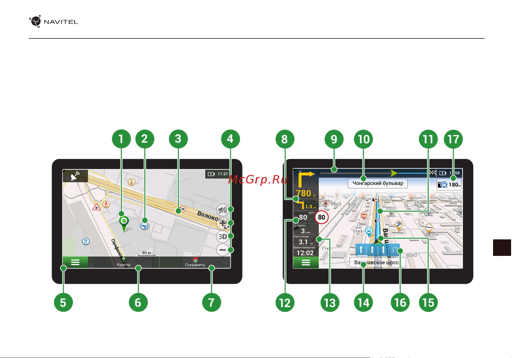 Navitel E777 TRUCK [152/194] Интерфейс программы