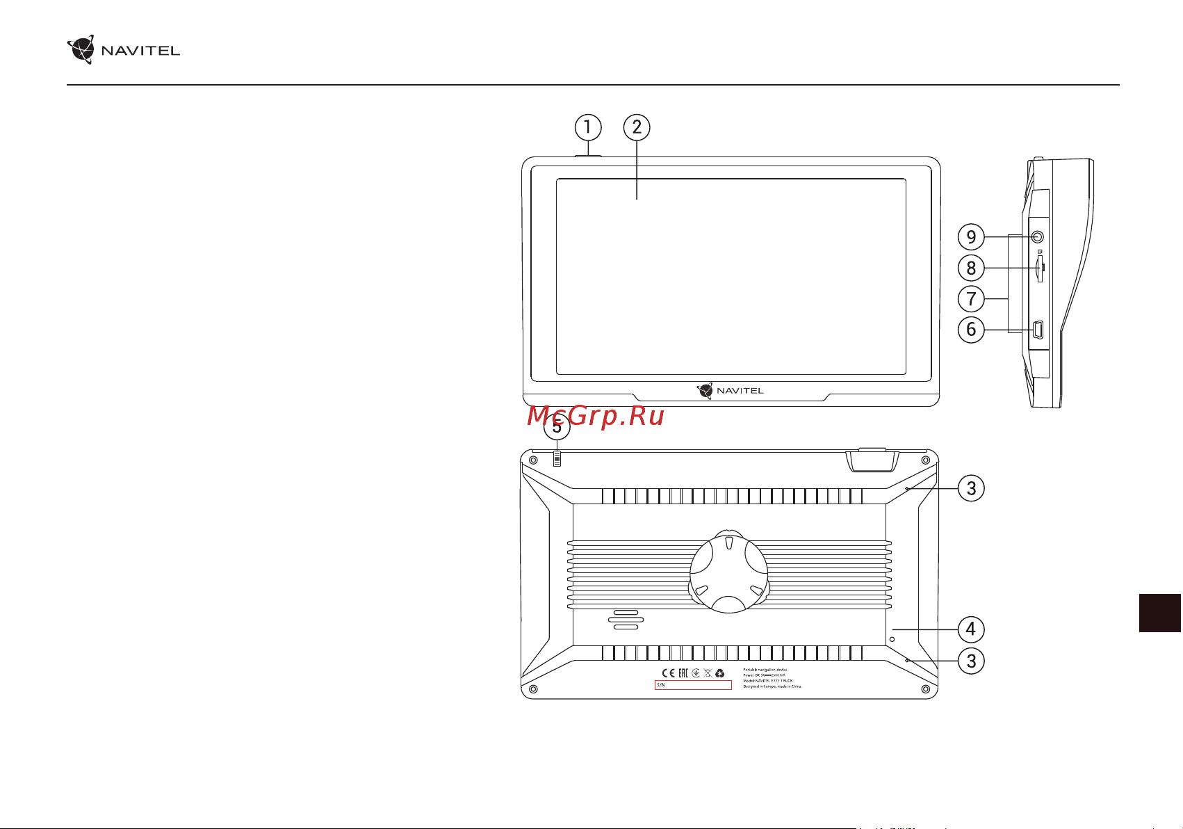Navitel E777 TRUCK [162/194] Obsah balenia
