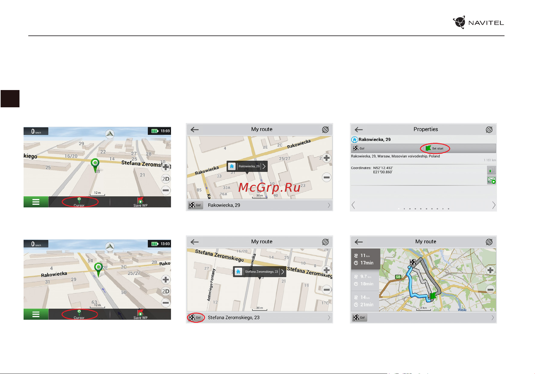 Navitel E777 TRUCK [61/194] Manual setting of all route points