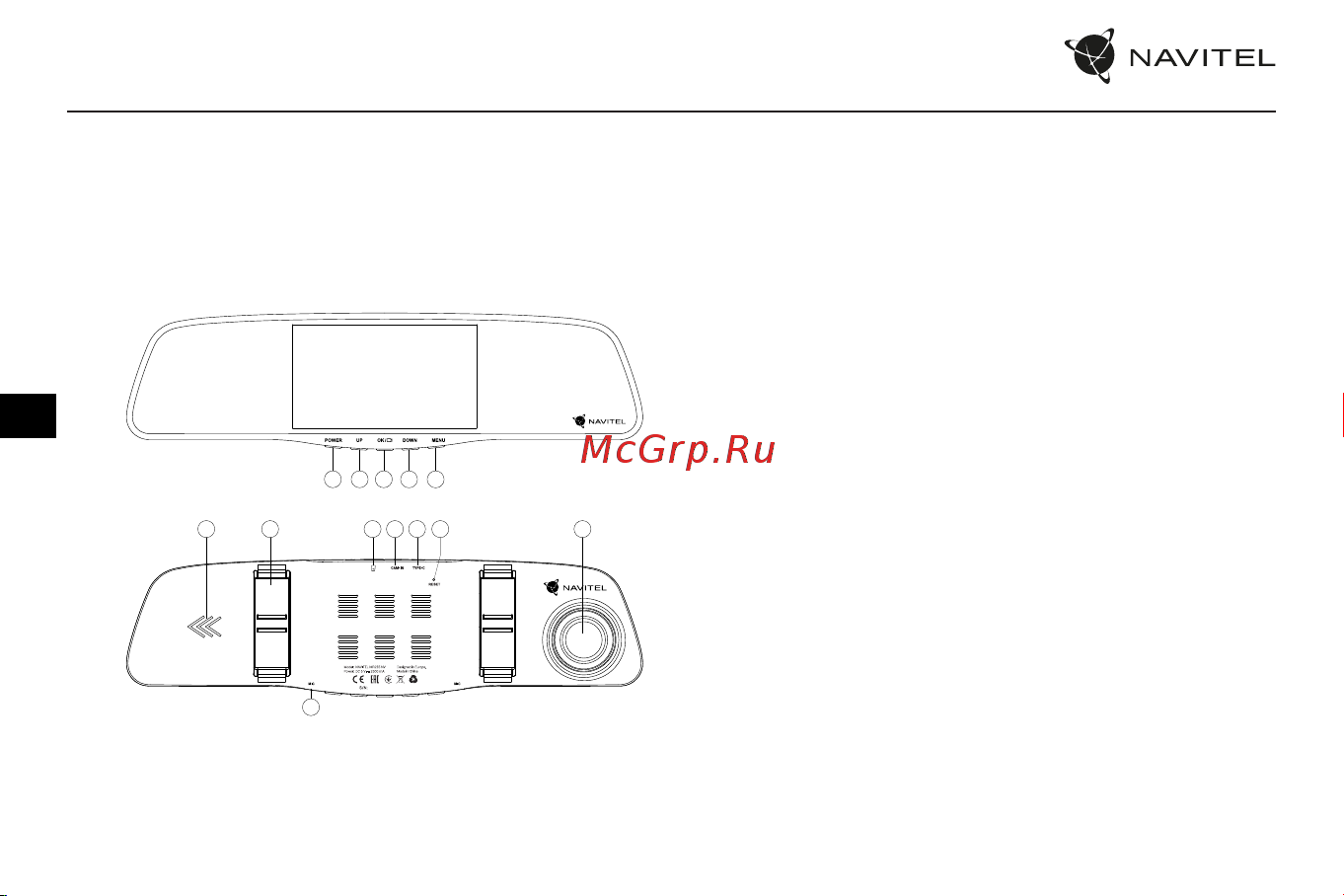 Navitel MR255 NV [37/88] Pakuotės turinys