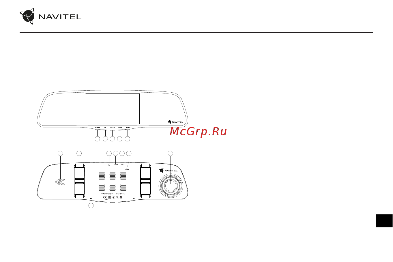 Navitel MR255 NV [80/88] Введення