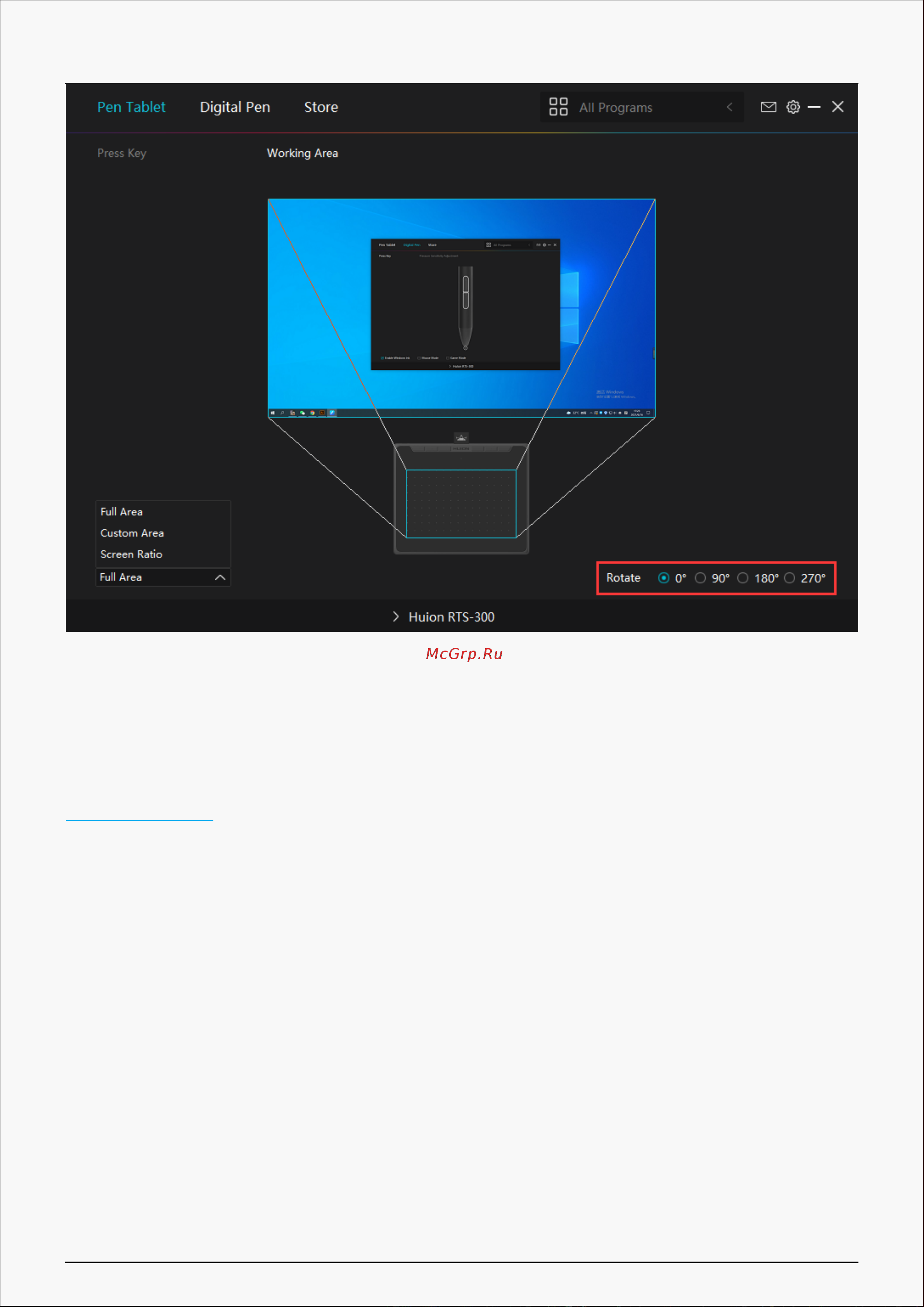 Huion Inspiroy RTS-300 Black [16/0] Digital pen setting