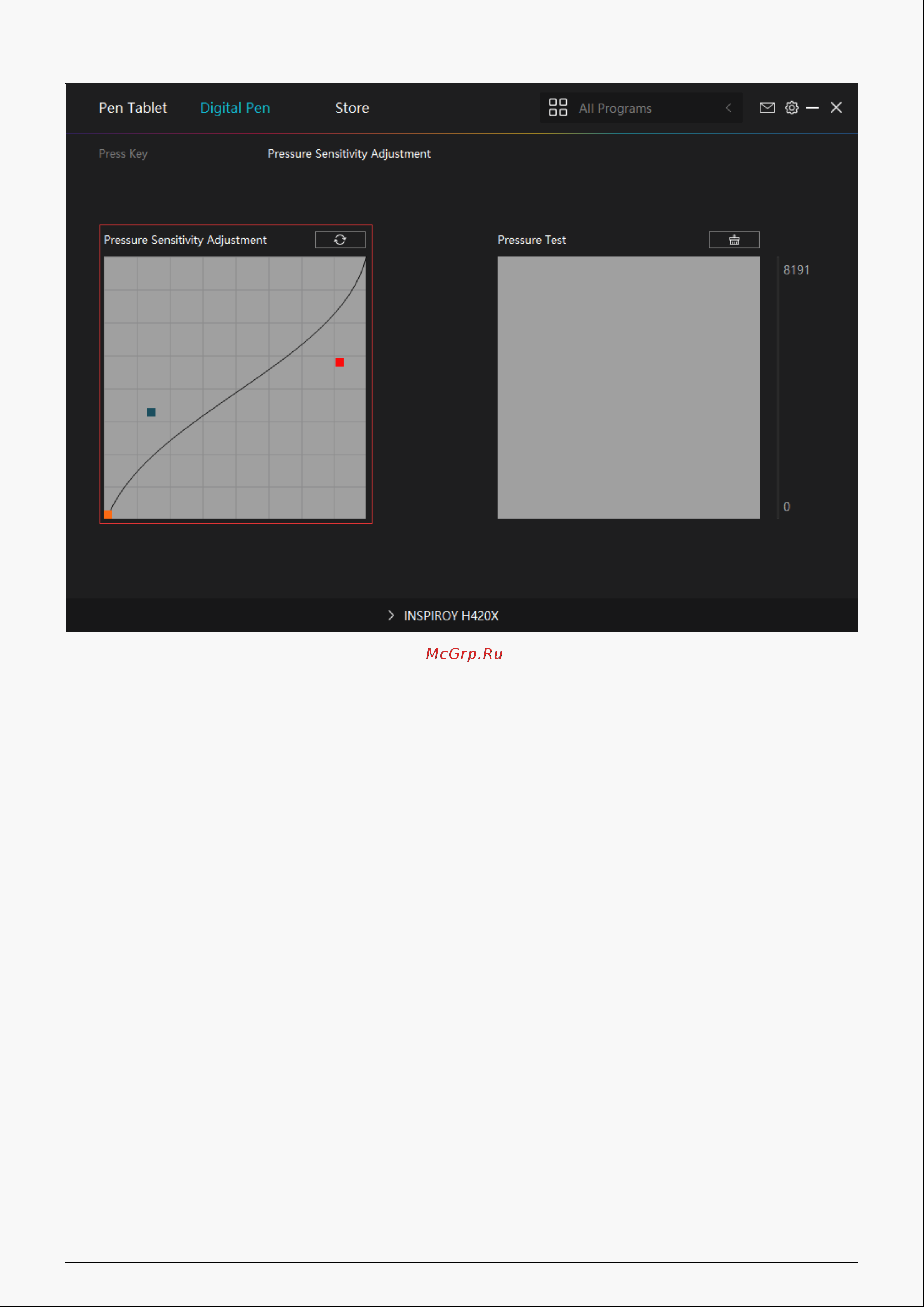 Huion RTM-500 Black [21/32] Pressure test