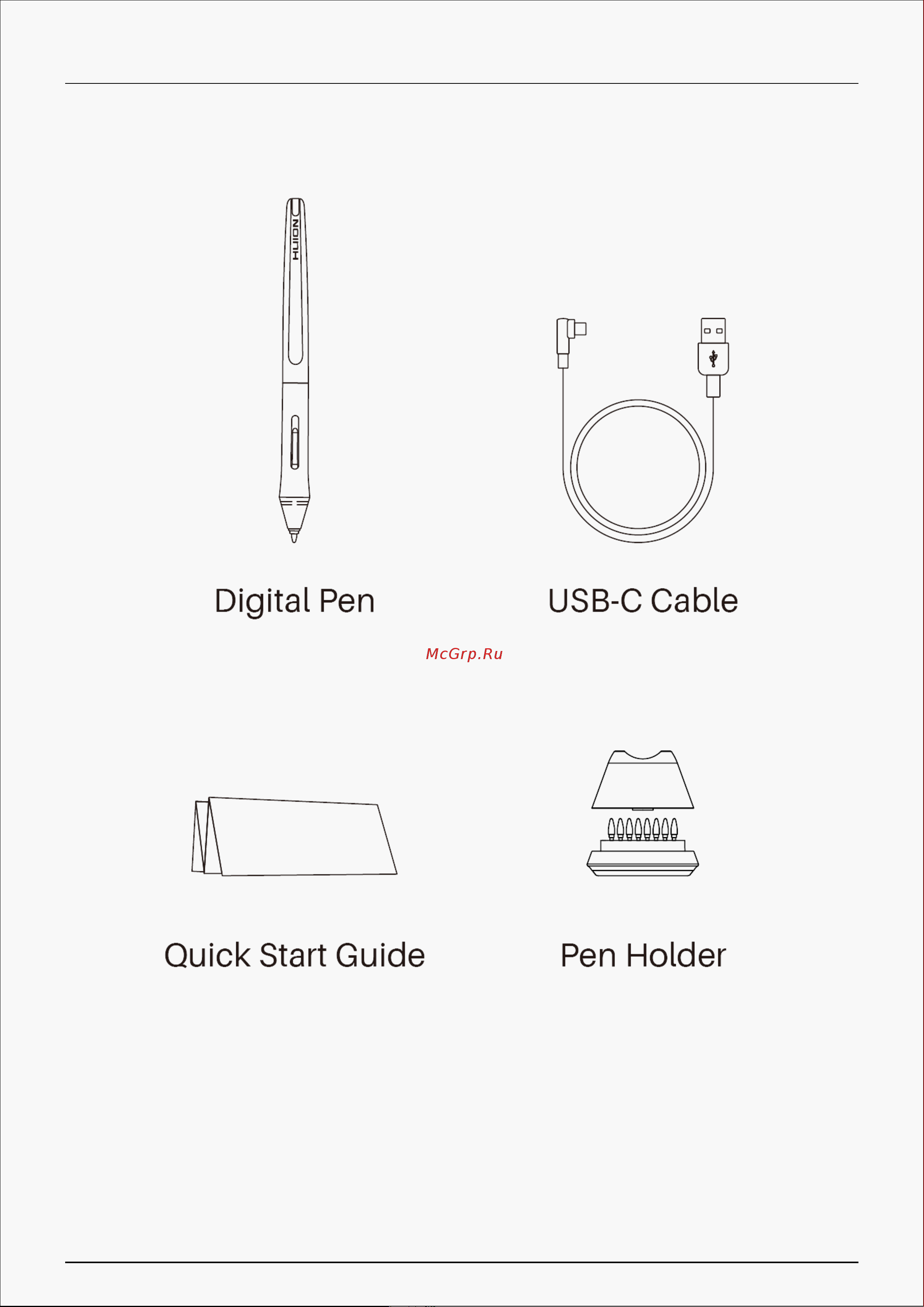 Huion H610X Black [4/36] Product connection