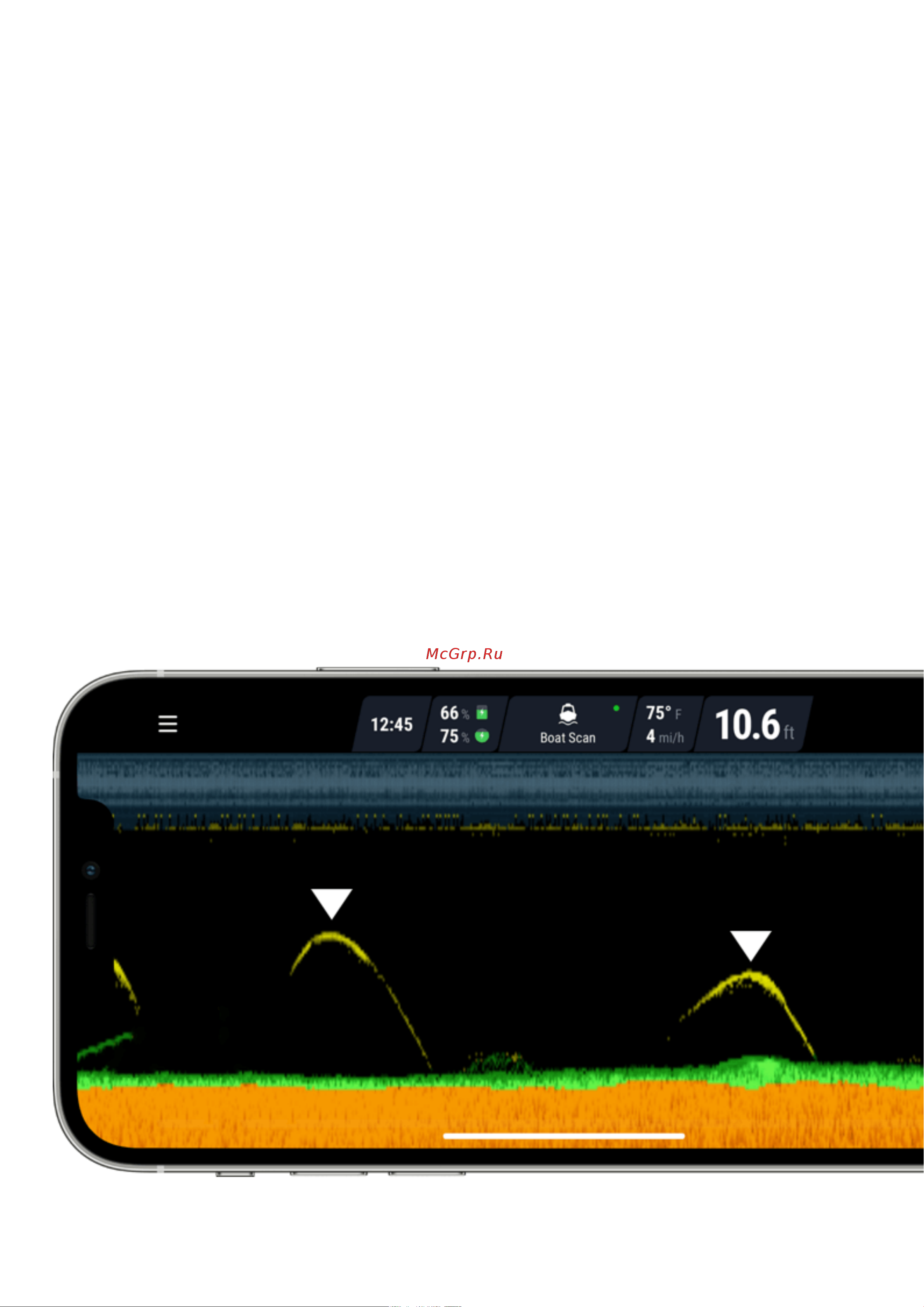 Deeper DP4H10S102 фонарь и держатель для смартфона в комплекте [17/105] Рекомендуемый способ