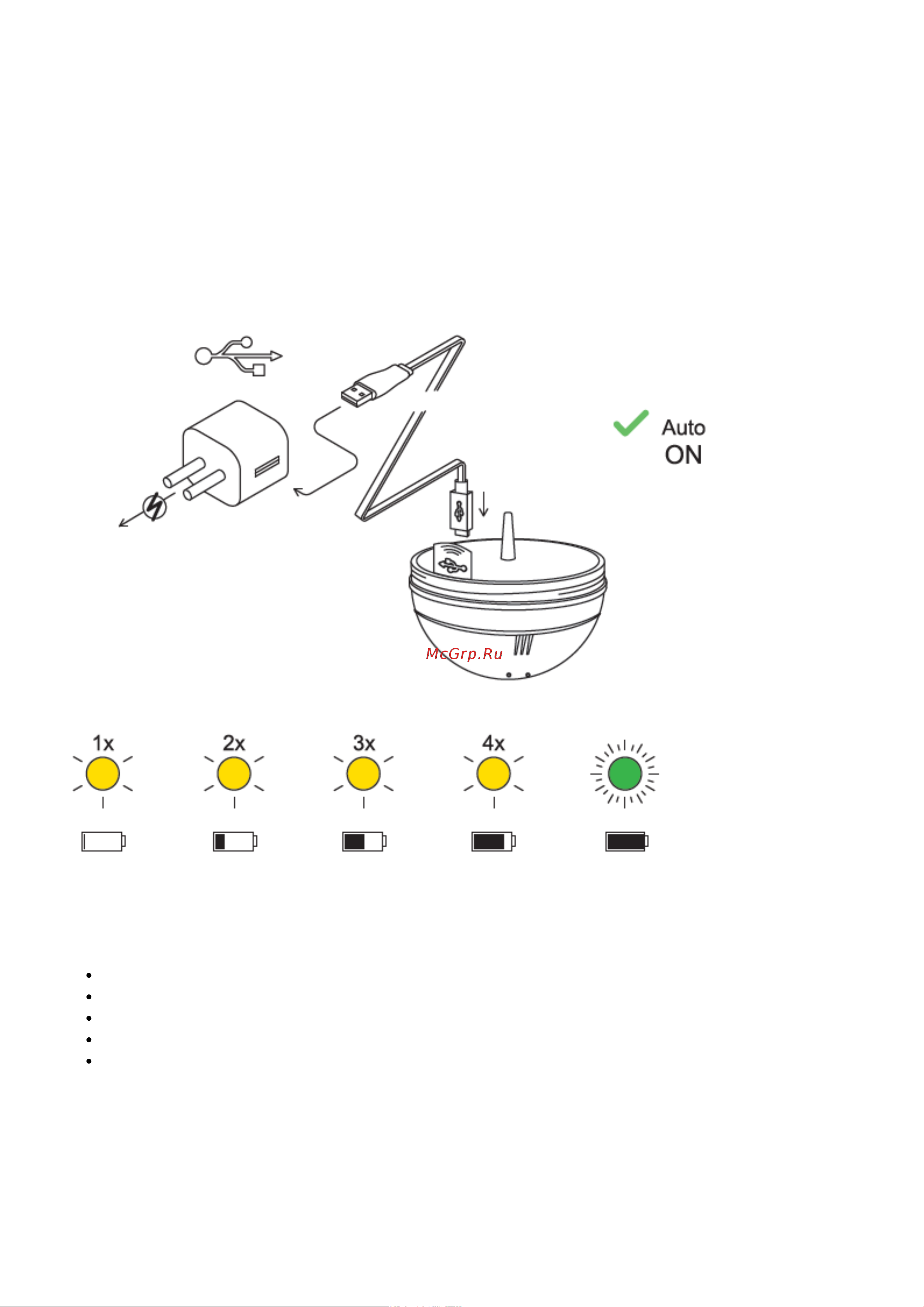 Deeper DP4H10S102 фонарь и держатель для смартфона в комплекте [88/105] Батарея и зарядка