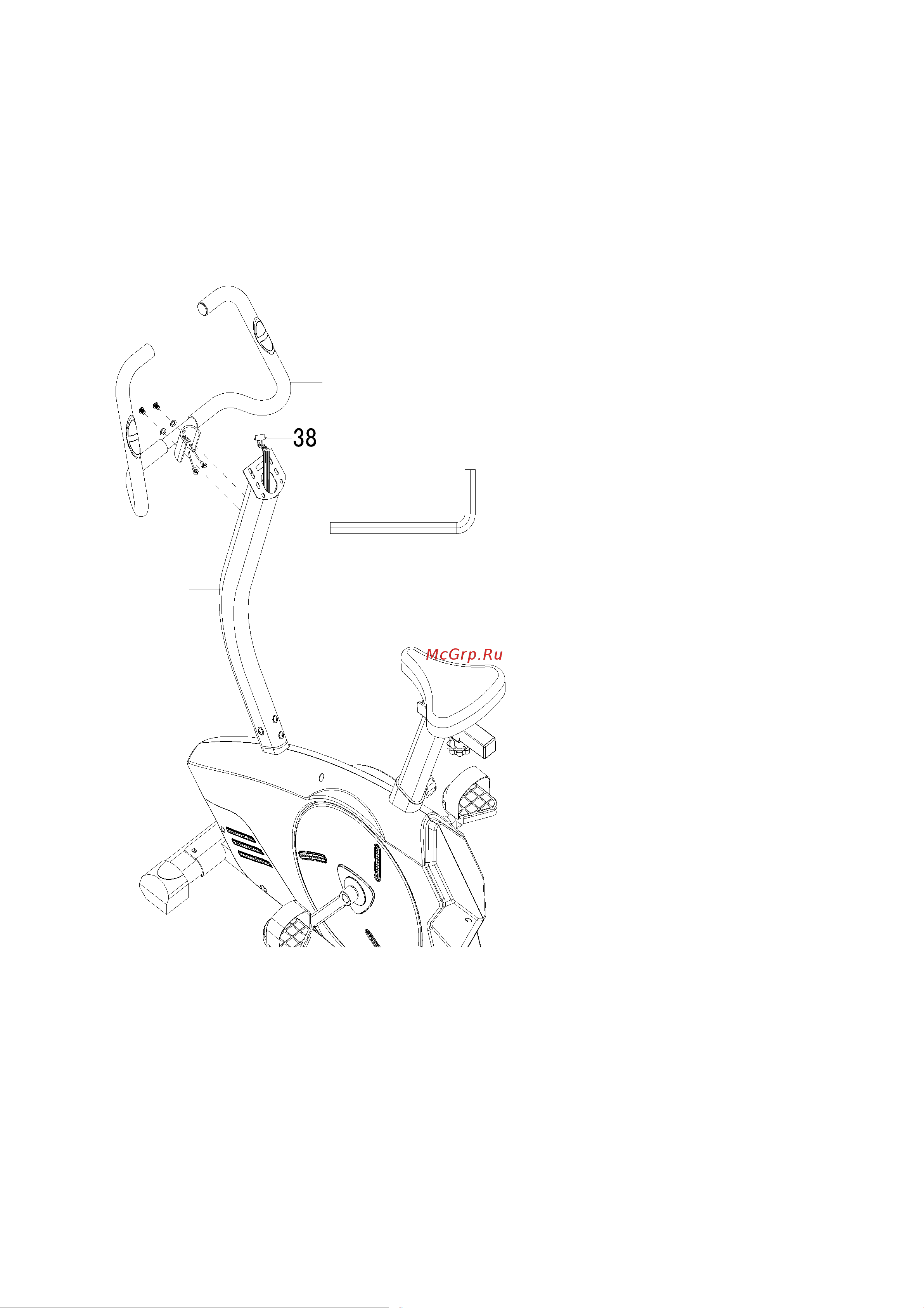 Carbon Fitness U907 [16/27] Шаг 4