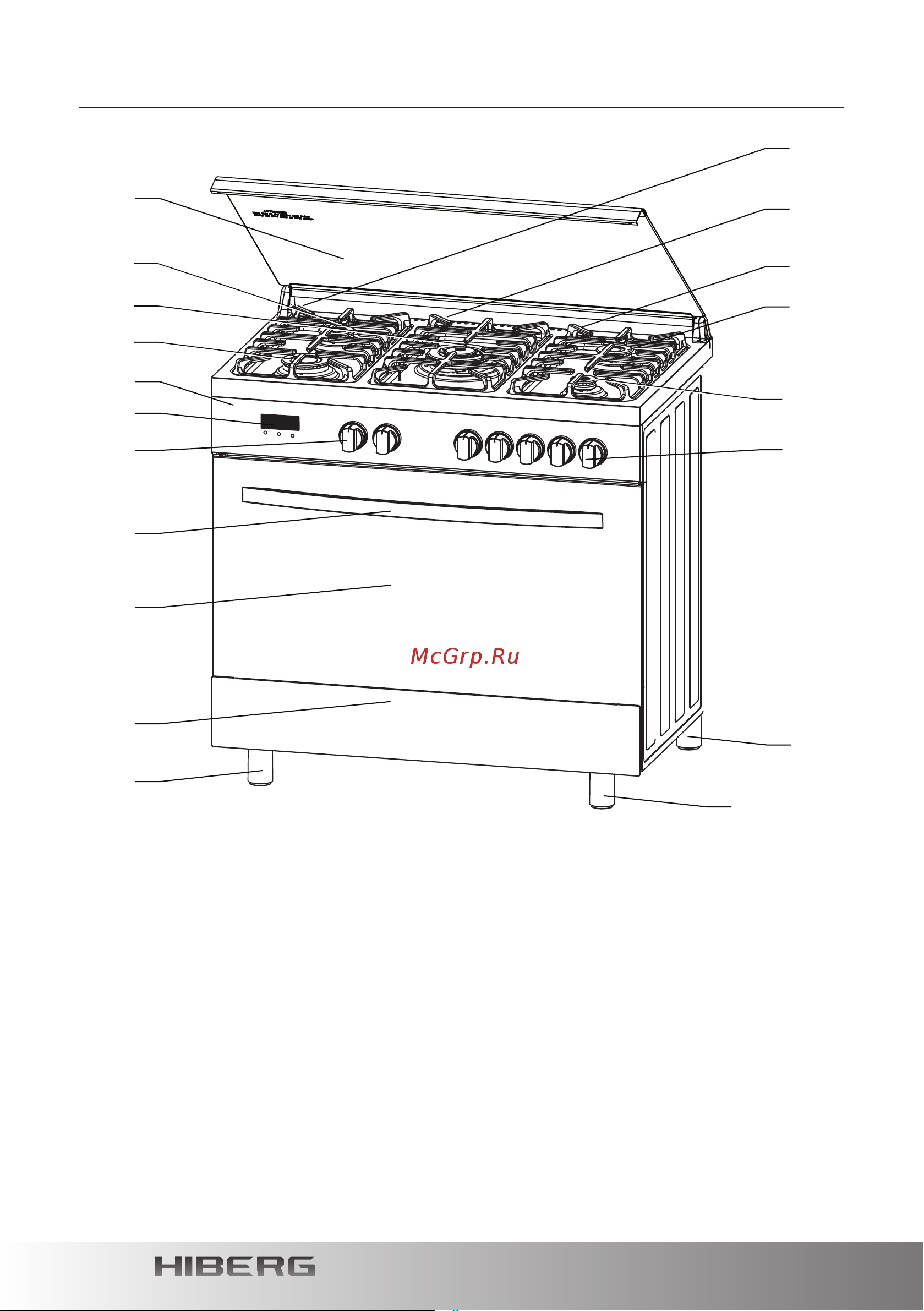 Hiberg FEG 950-25 MB [14/28] Устройствоплиты