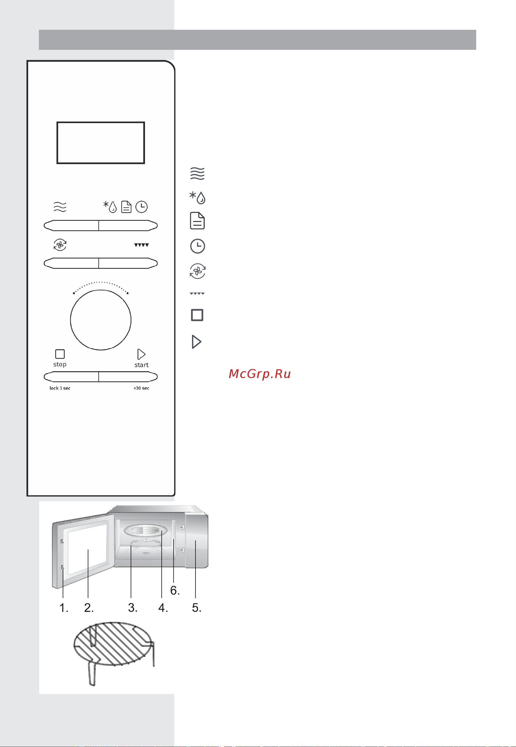 Gorenje MO28A5BH [129/168] Upravljalna plošča