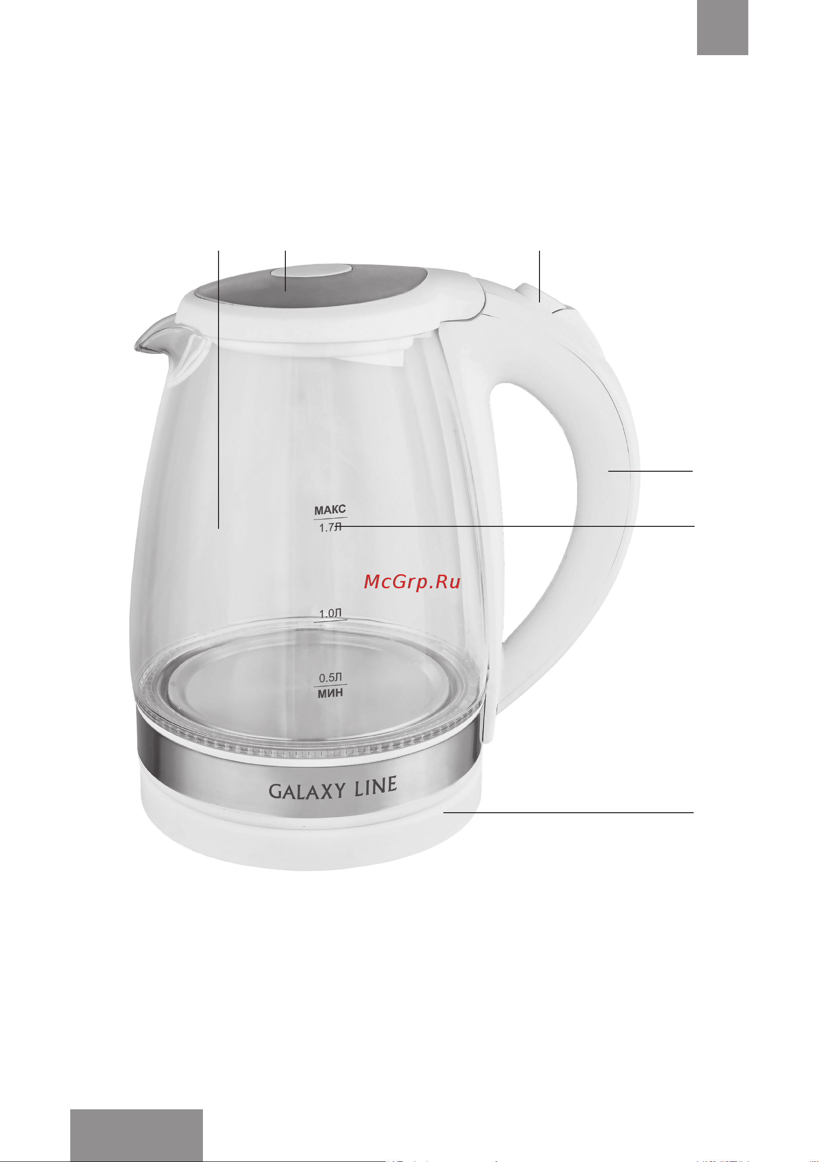 Galaxy Line GL0560 [16/21] Электр құралының атқарымдық элементтері