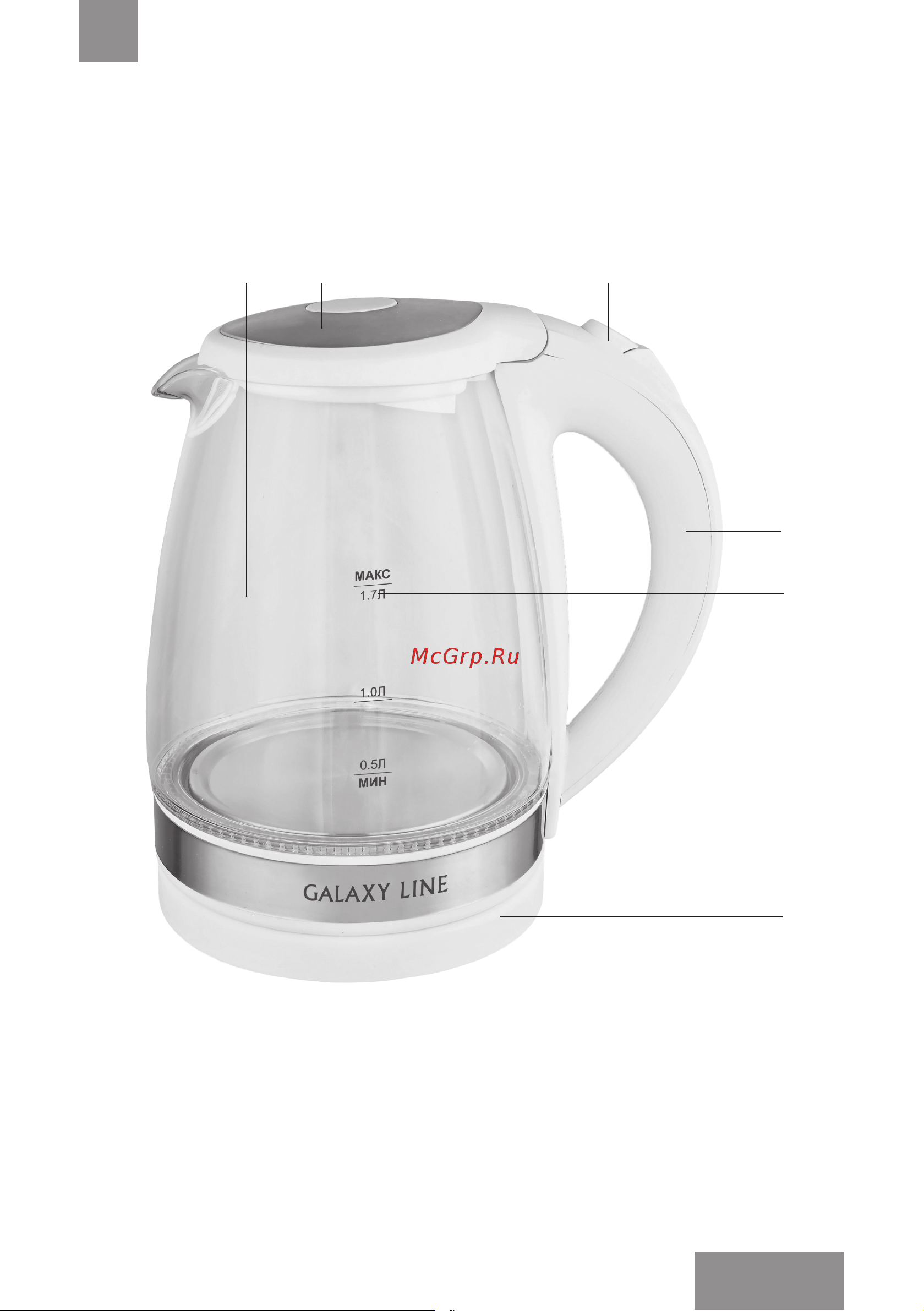 Galaxy Line GL0560 [7/21] Функциональные элементы электроприбора