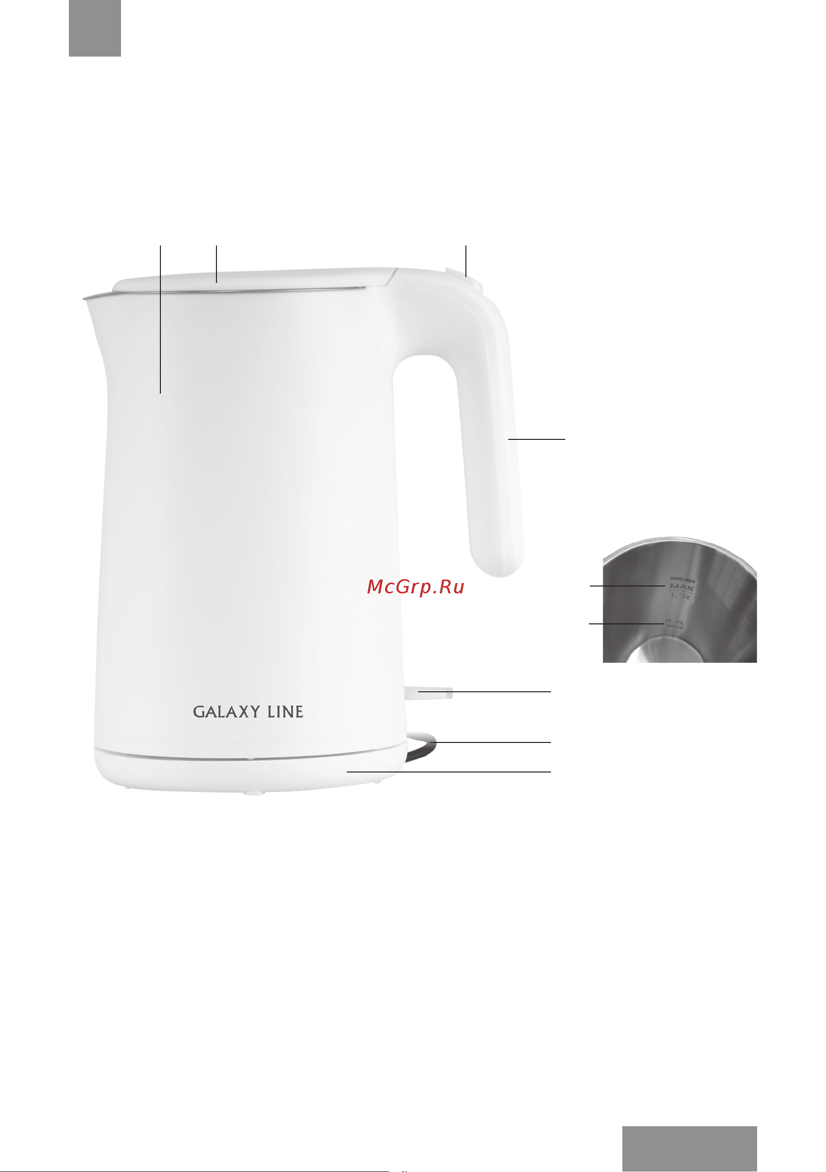 Galaxy Line GL0327 [17/22] Электр құралының атқарымдық элементтері