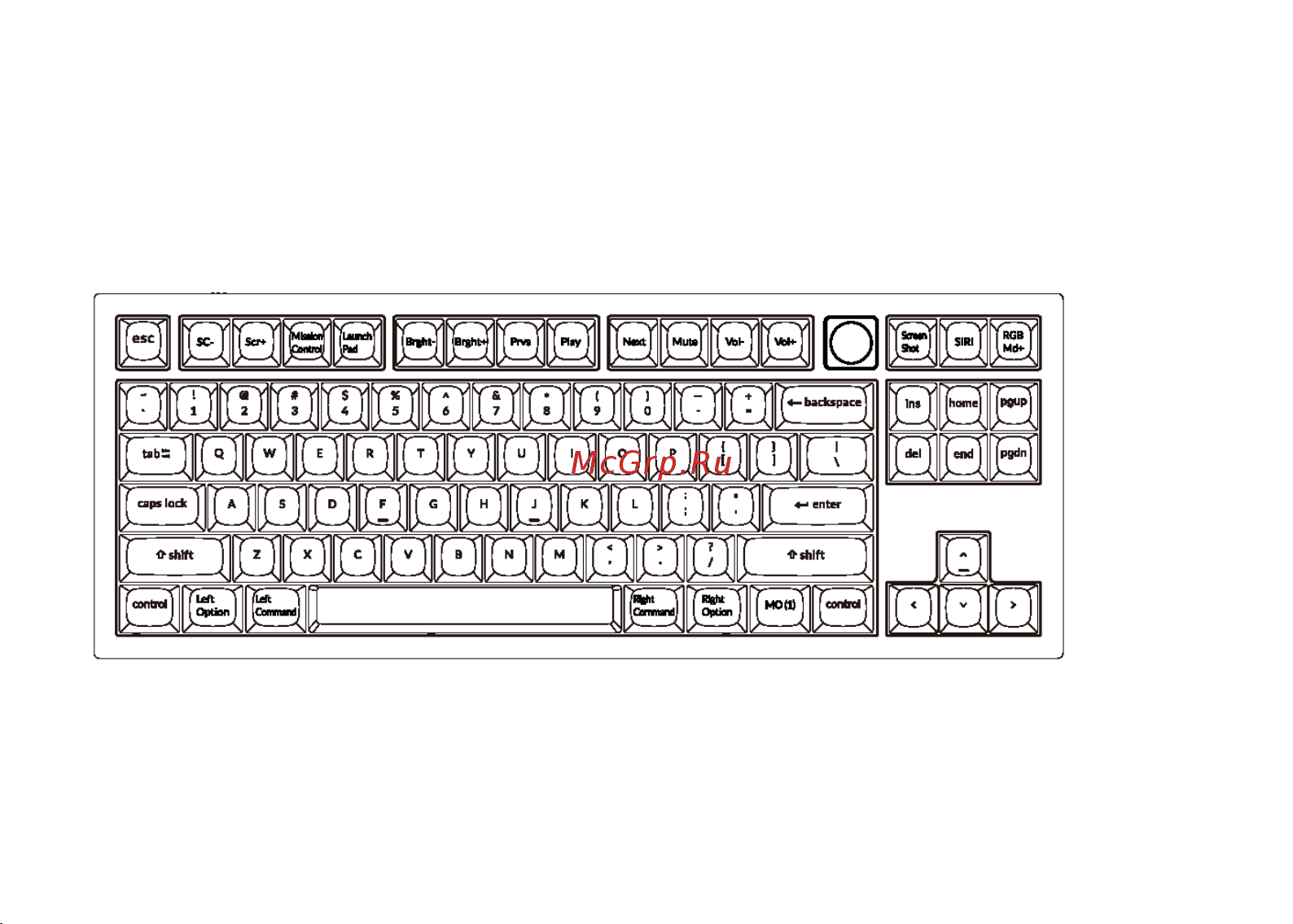 Keychron Q3-N3-RU Руководство по эксплуатации онлайн [12/17] 798046