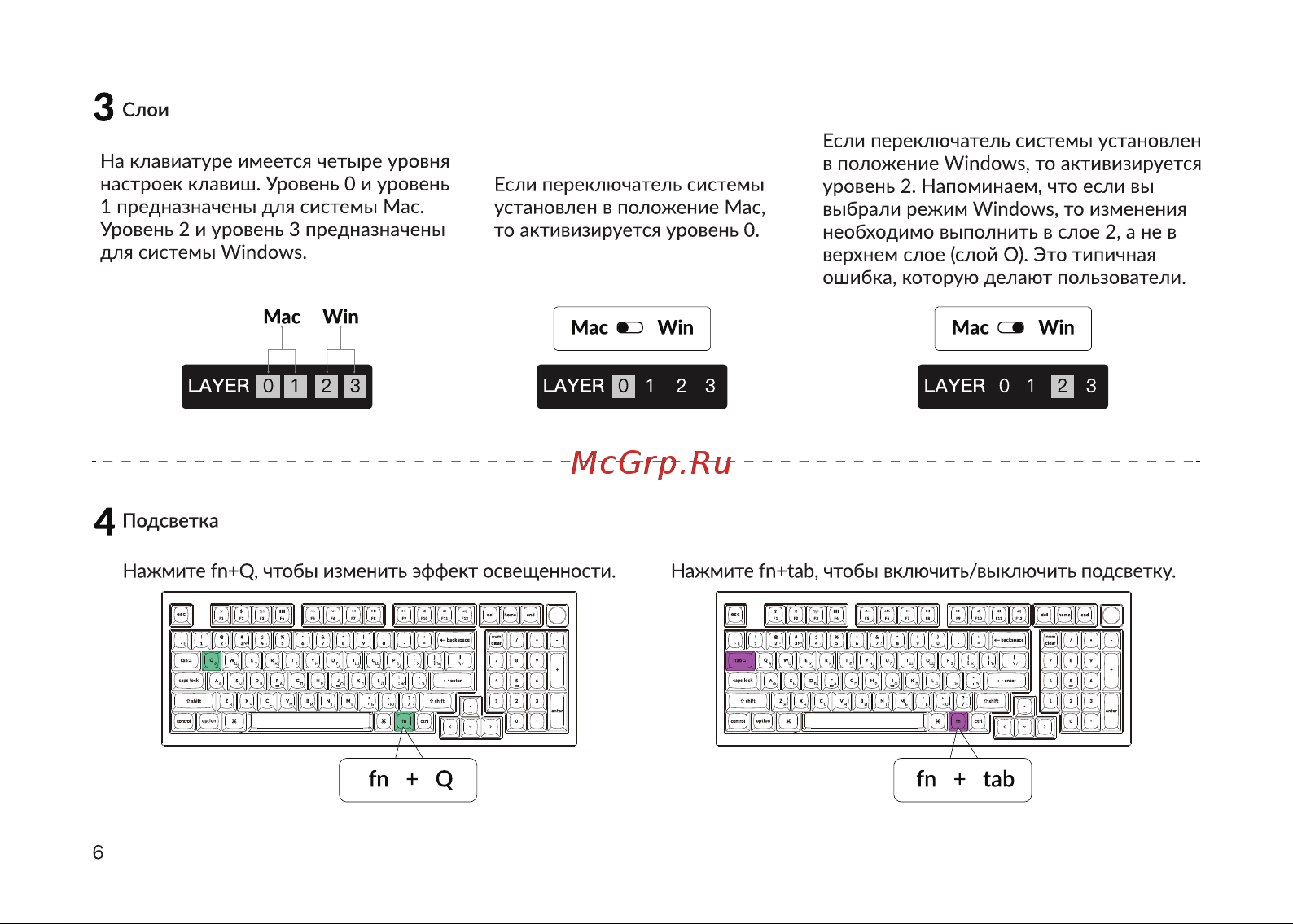 Keychron Q5-O3-RU Руководство по эксплуатации онлайн [6/32] 798062