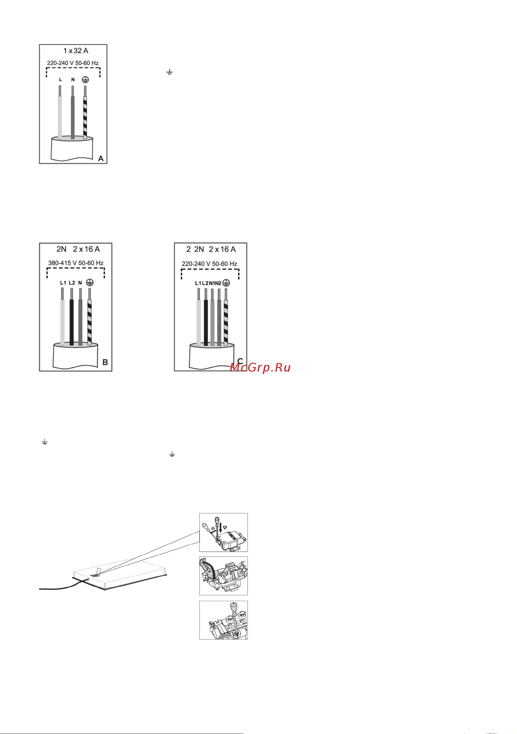 Gorenje IT643BX7 [36/39] Подключение варочной панели шириной 30 сантиметров