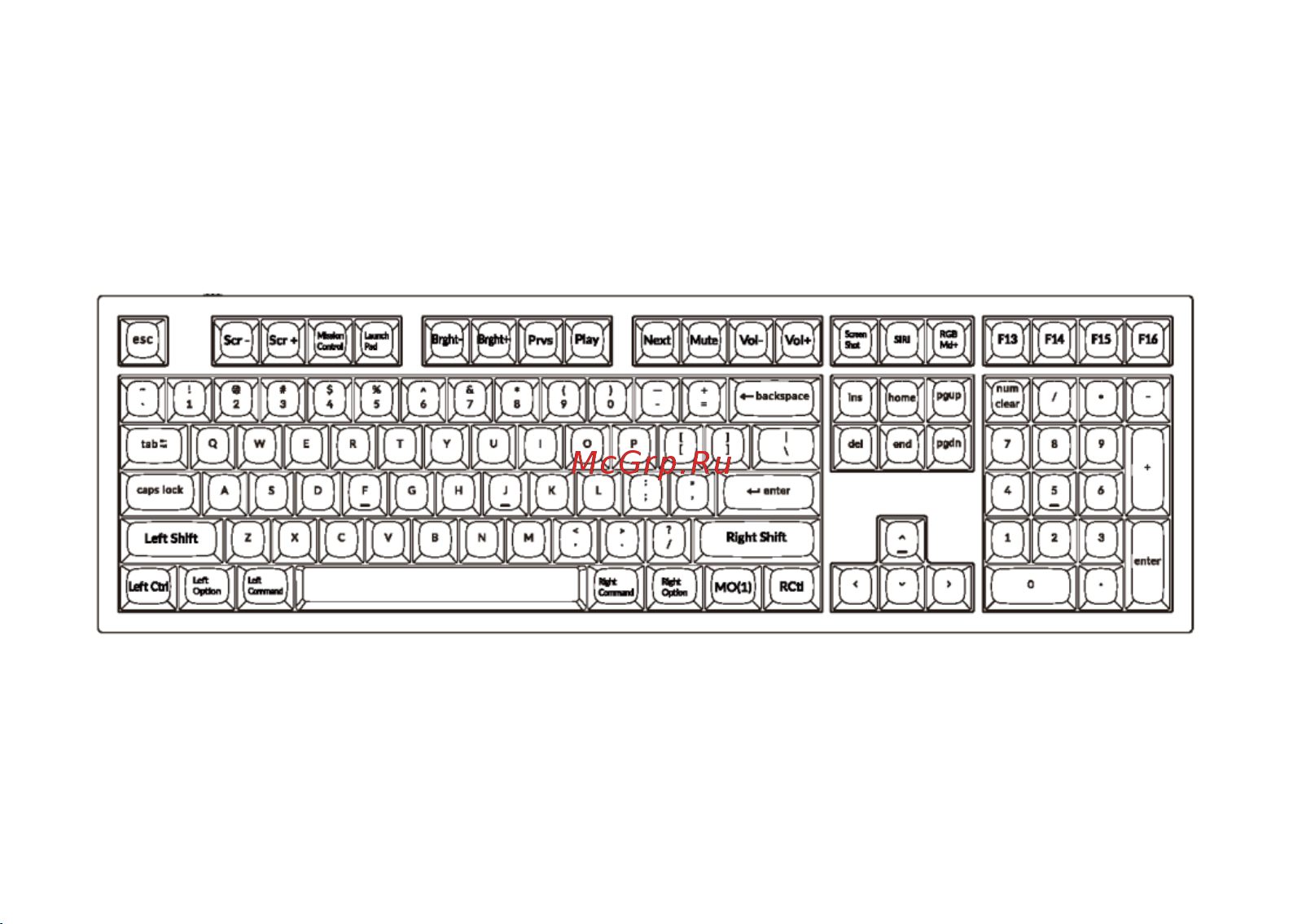 Keychron Q6-O2-RU Руководство по эксплуатации онлайн [11/16] 798220
