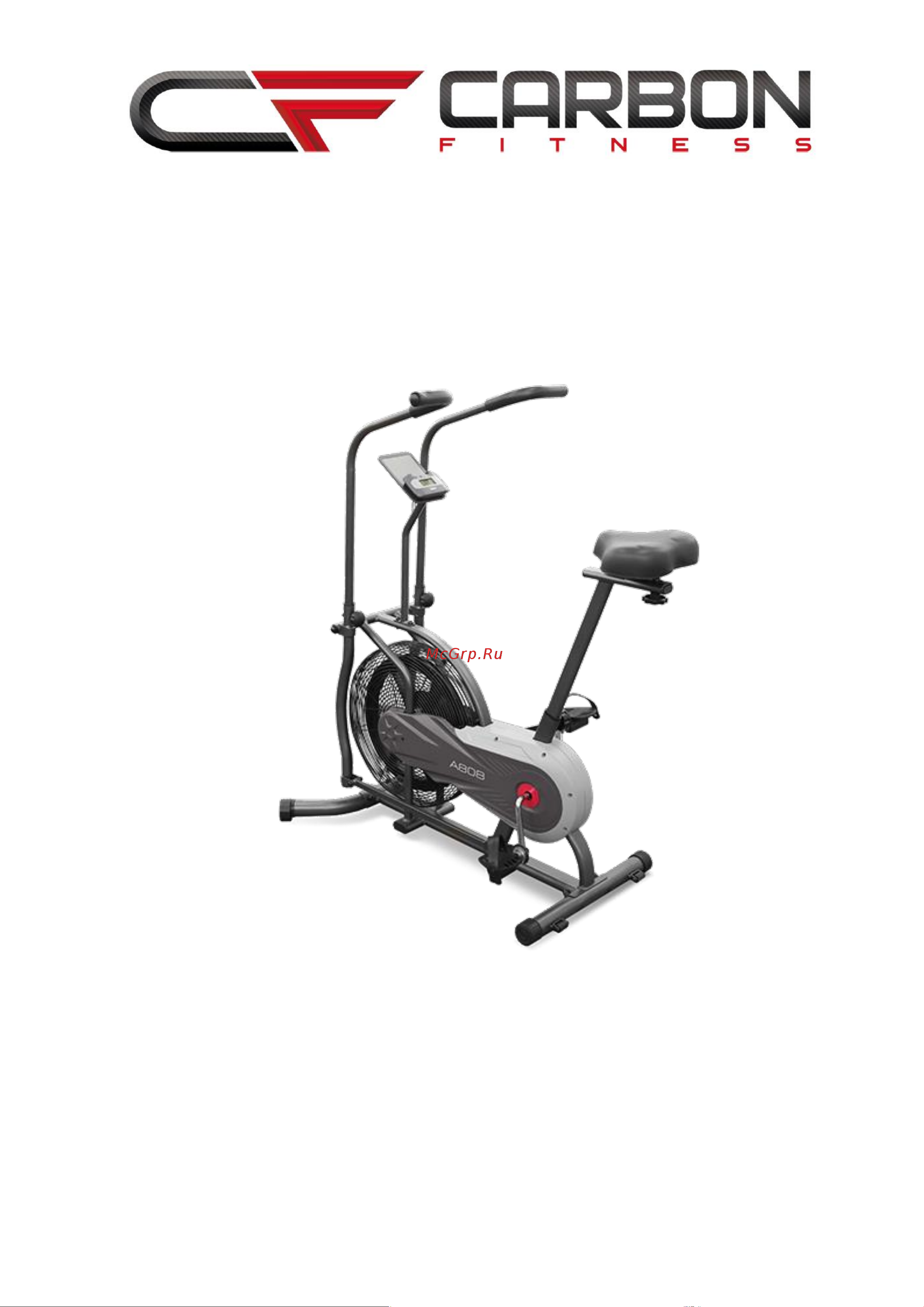 Carbon Fitness A808 Руководство по эксплуатации онлайн