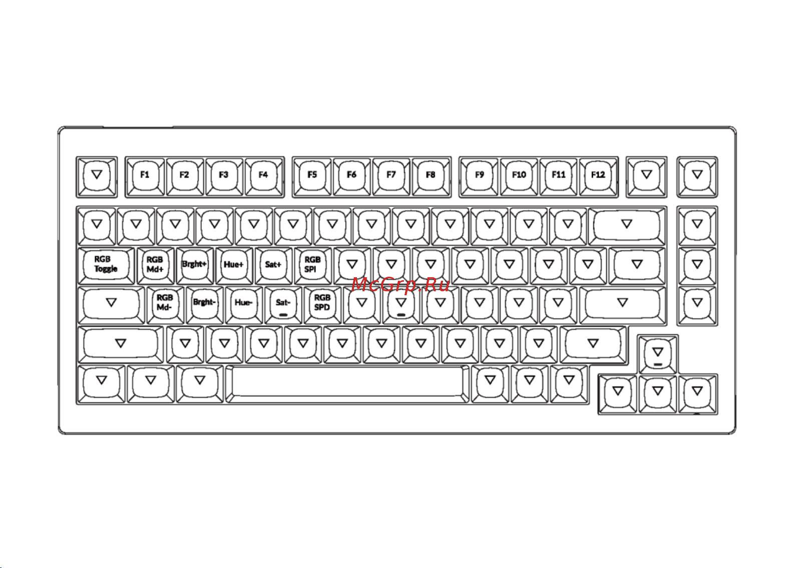 Keychron V1-C1-RU Руководство по эксплуатации онлайн [12/16] 798225