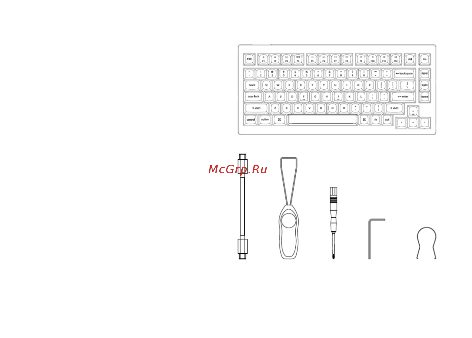 Keychron V1-B2-RU [2/16] Вариант полностью в сборе