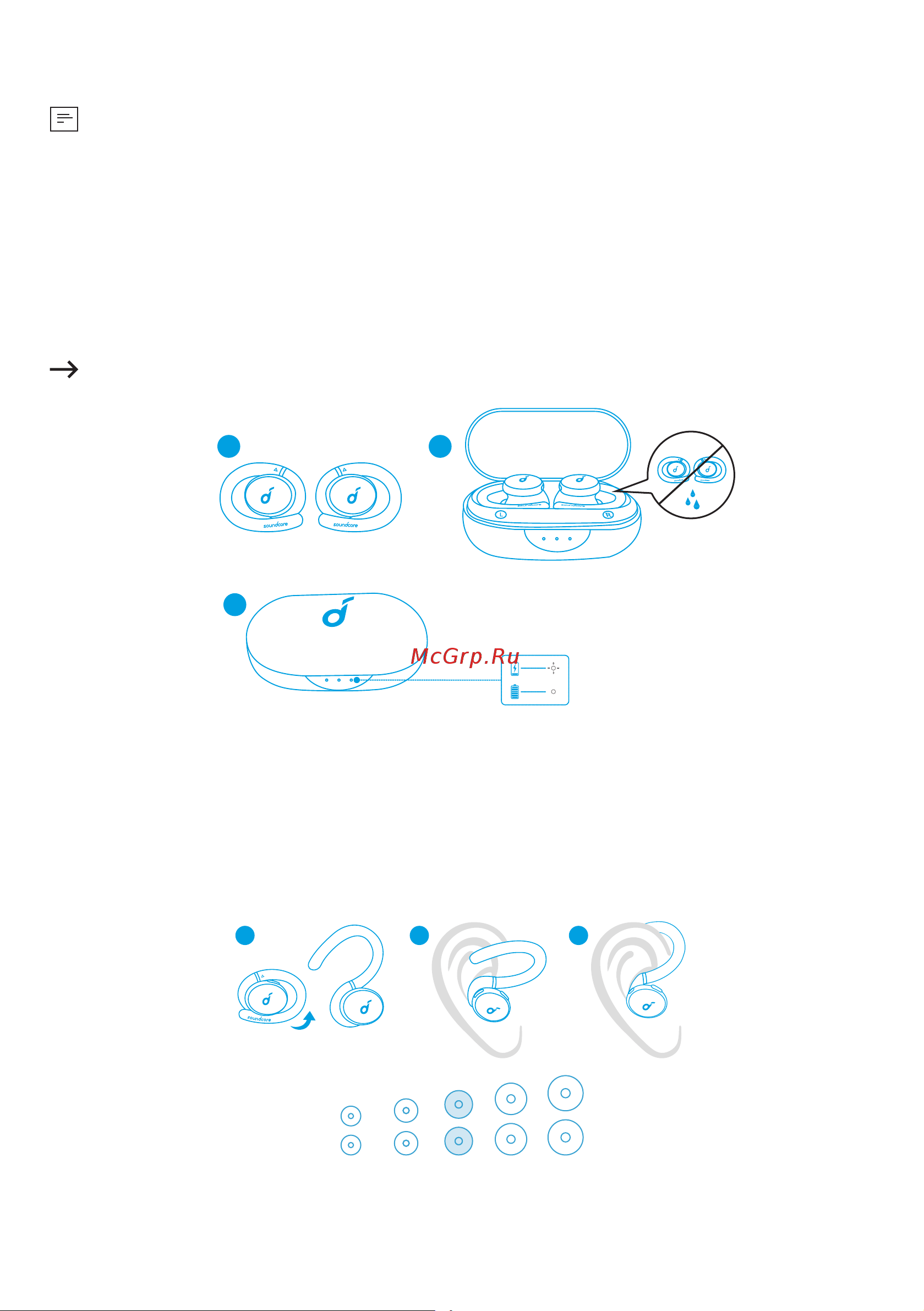Anker SOUNDCORE Sport X10 A3961 white [64/133] Zakładanie
