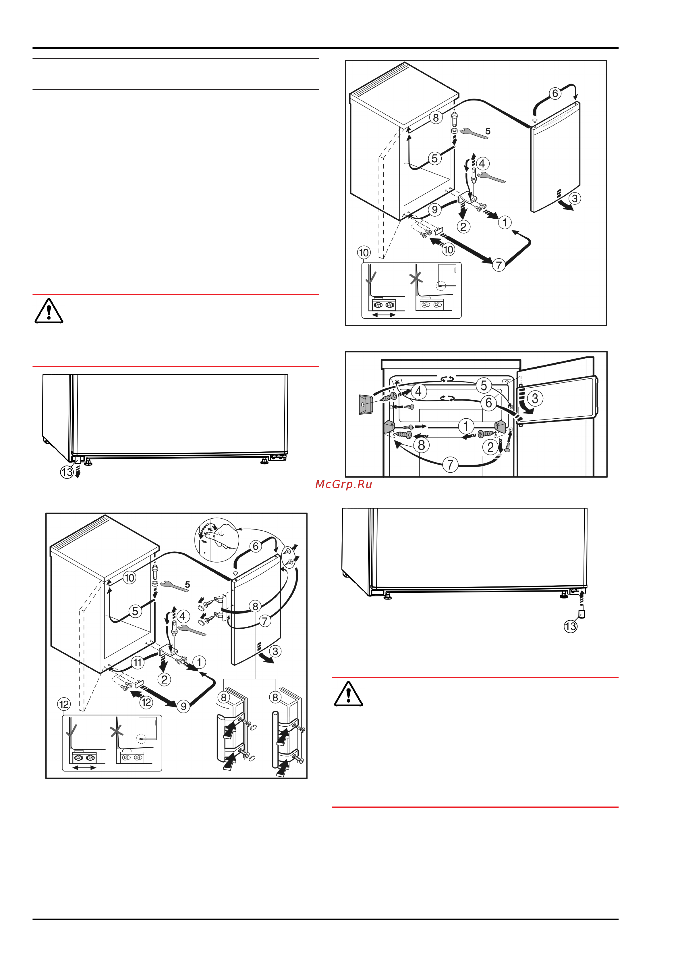 Liebherr T 1400-21 001 [7/16] Перевешивание дверей