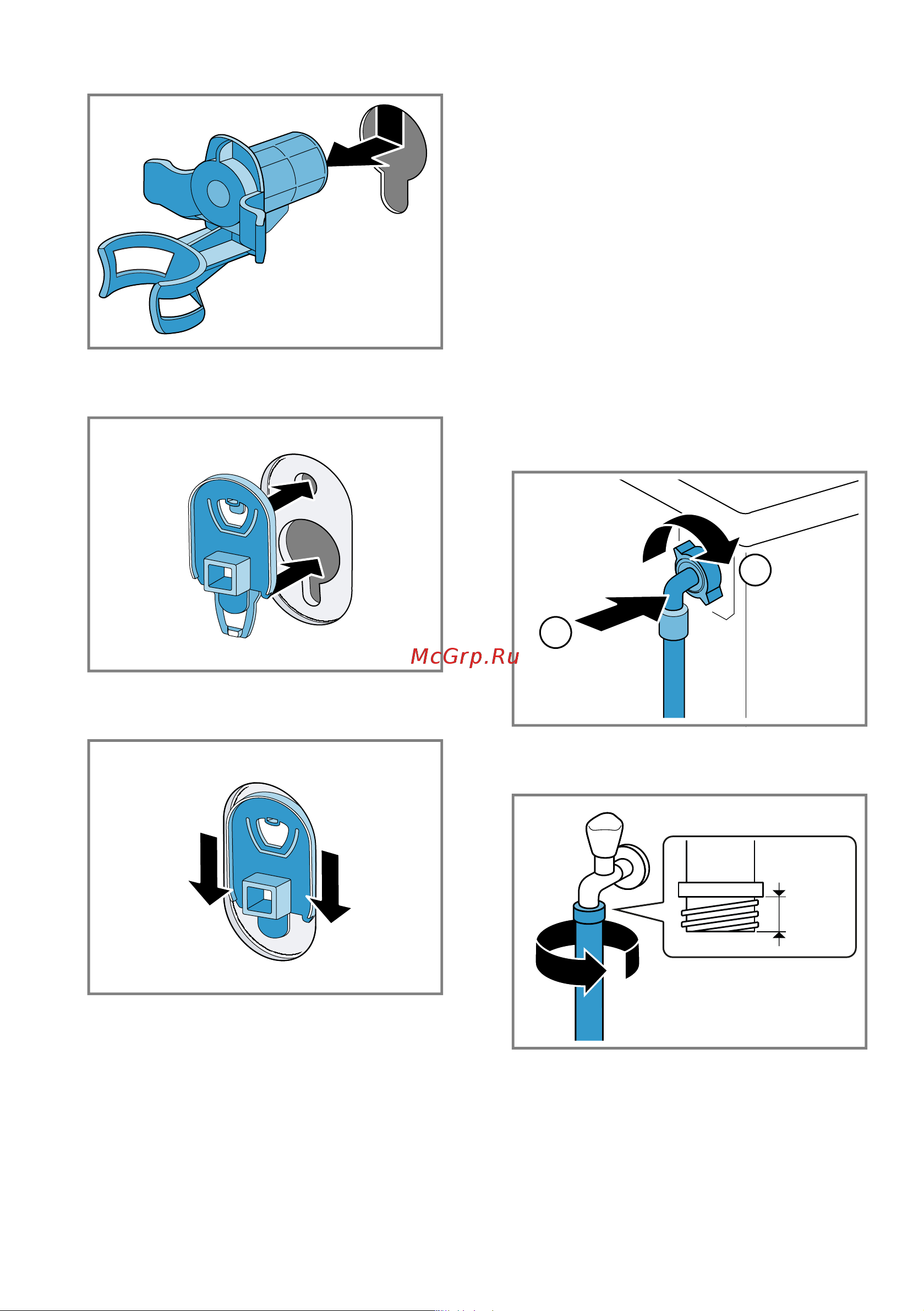 Bosch Serie 6 WGG 1420LSN [16/60] Подключение прибора к се ти