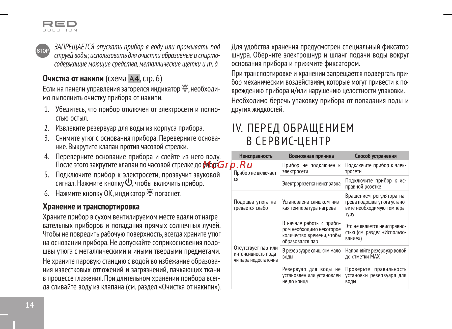 RED Solution RSS-5906 [14/24] Страница 14