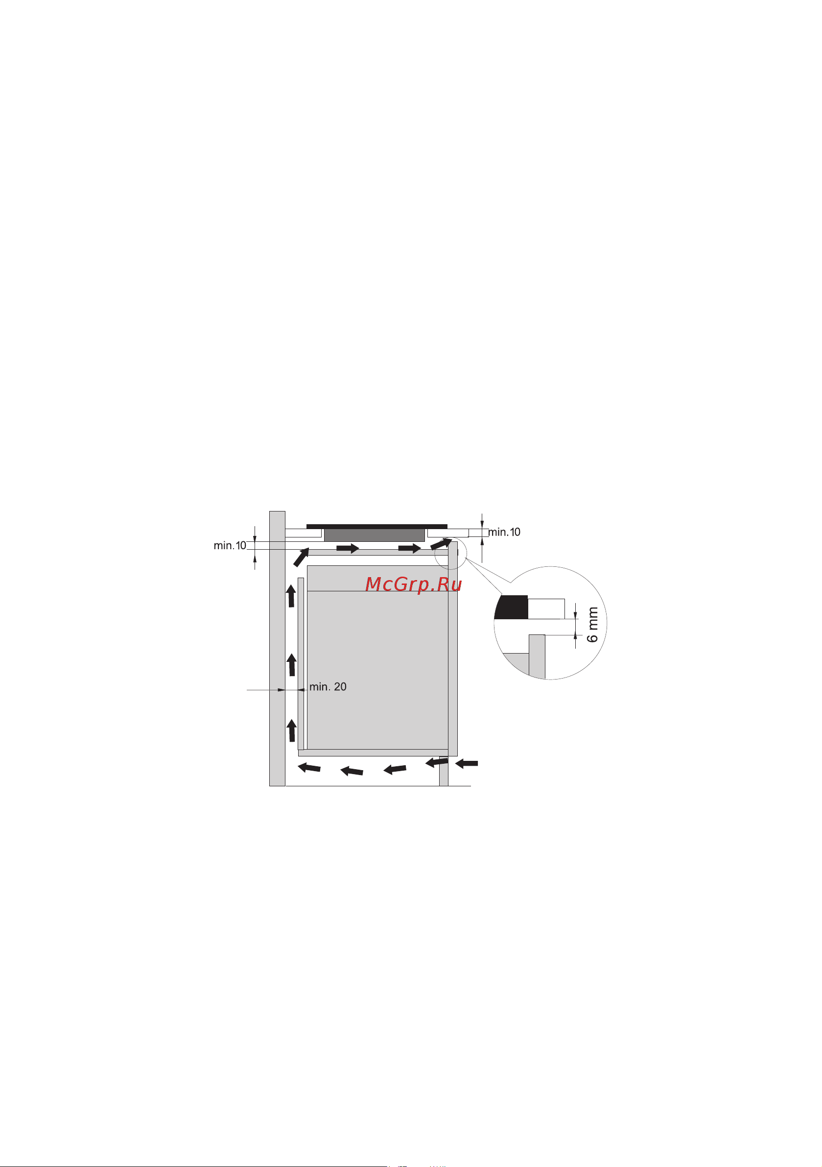 Hisense I6421CB [26/40] Вентиляция кухонного шкафа