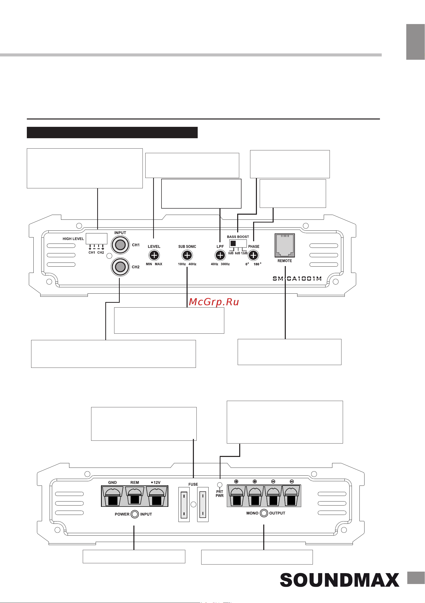 Soundmax SM-CA1001M(чёрный) [2/18] Instruction manual